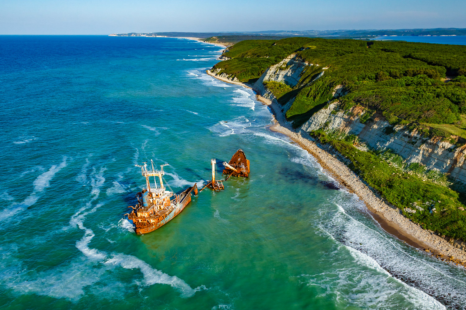 Shipwreck in the Black Sea