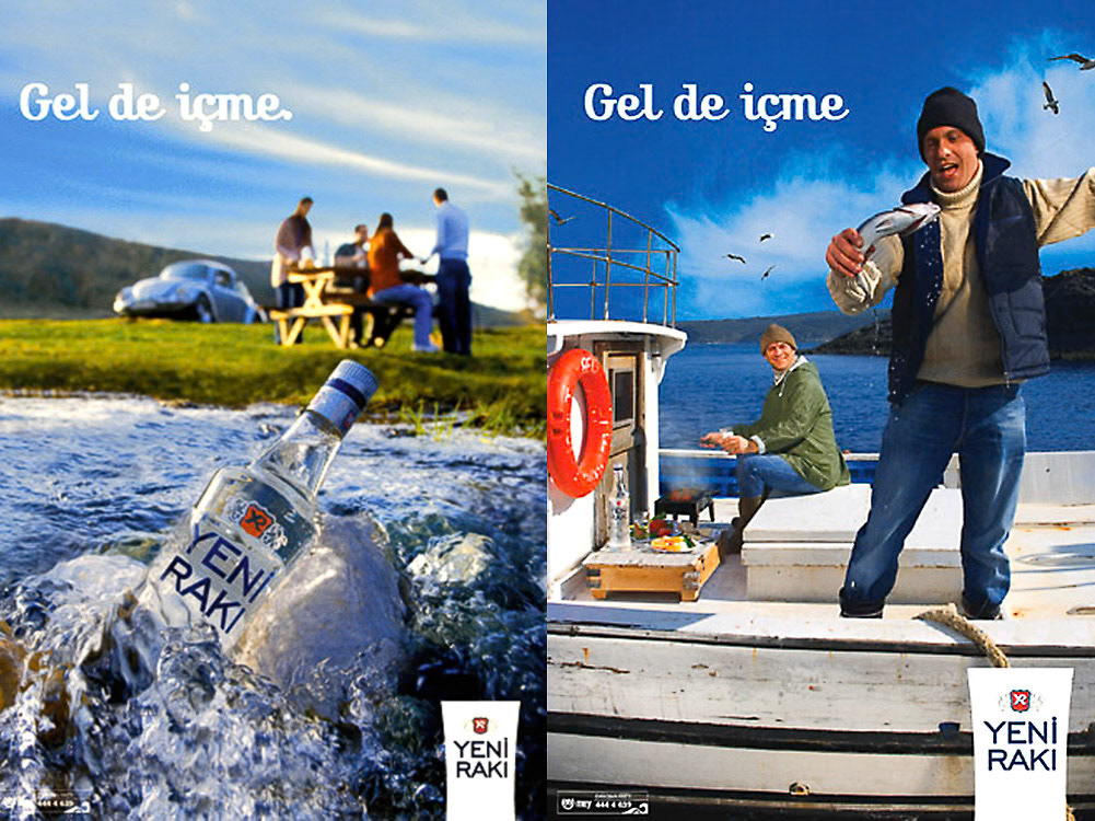 Ad for Yeni Rakı