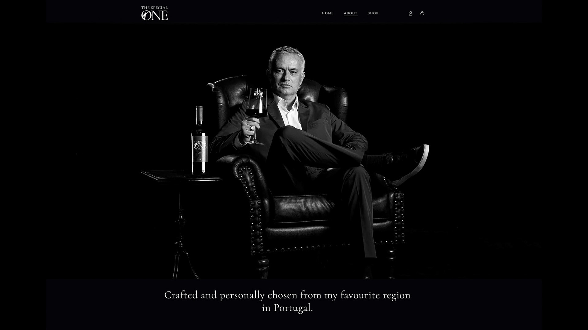 José Mourinho for The Special One Wine/RCKT Co