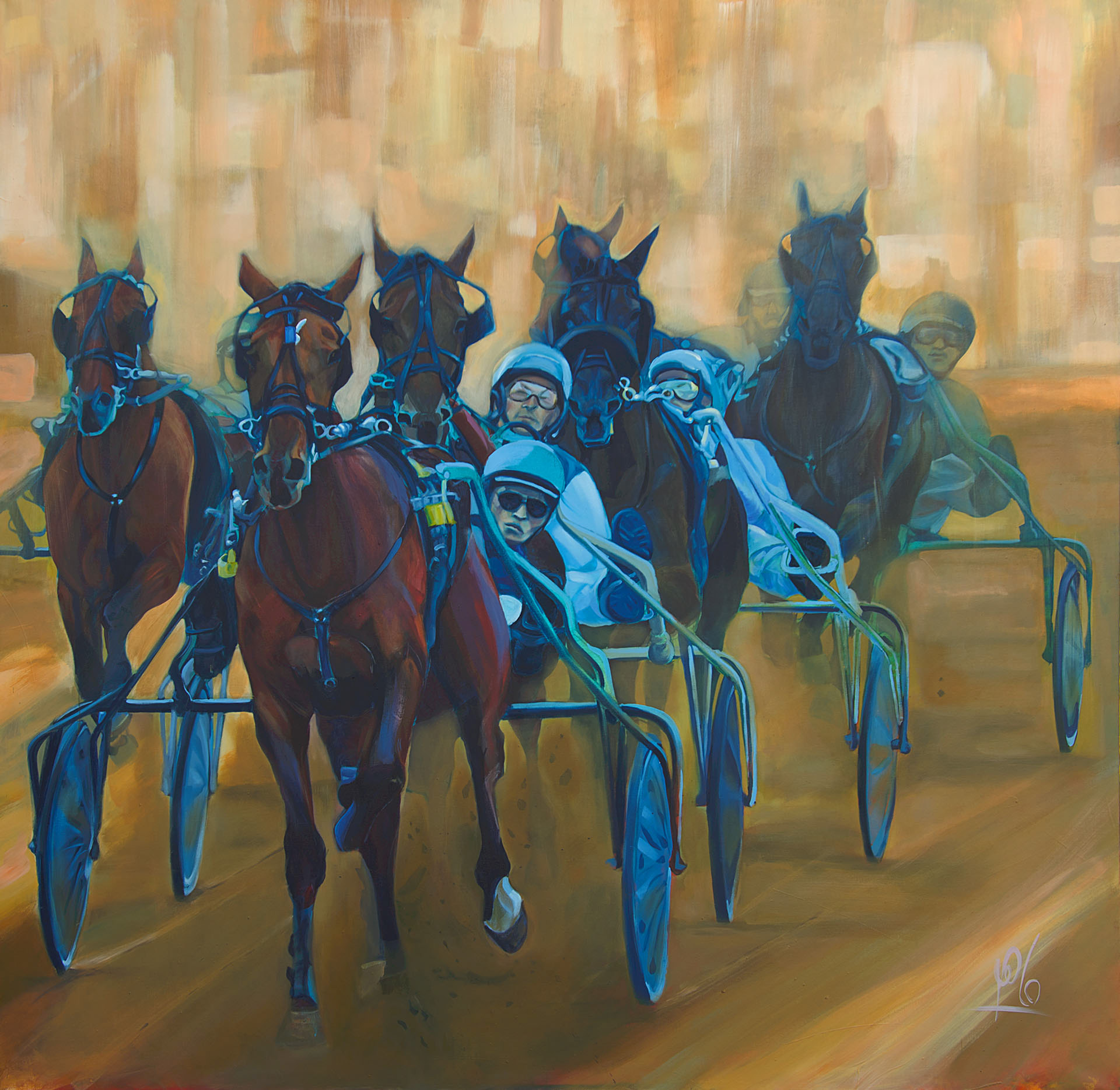180 x 180 C.M 70.87 x 70.87 INCH Acrylic on canvas.