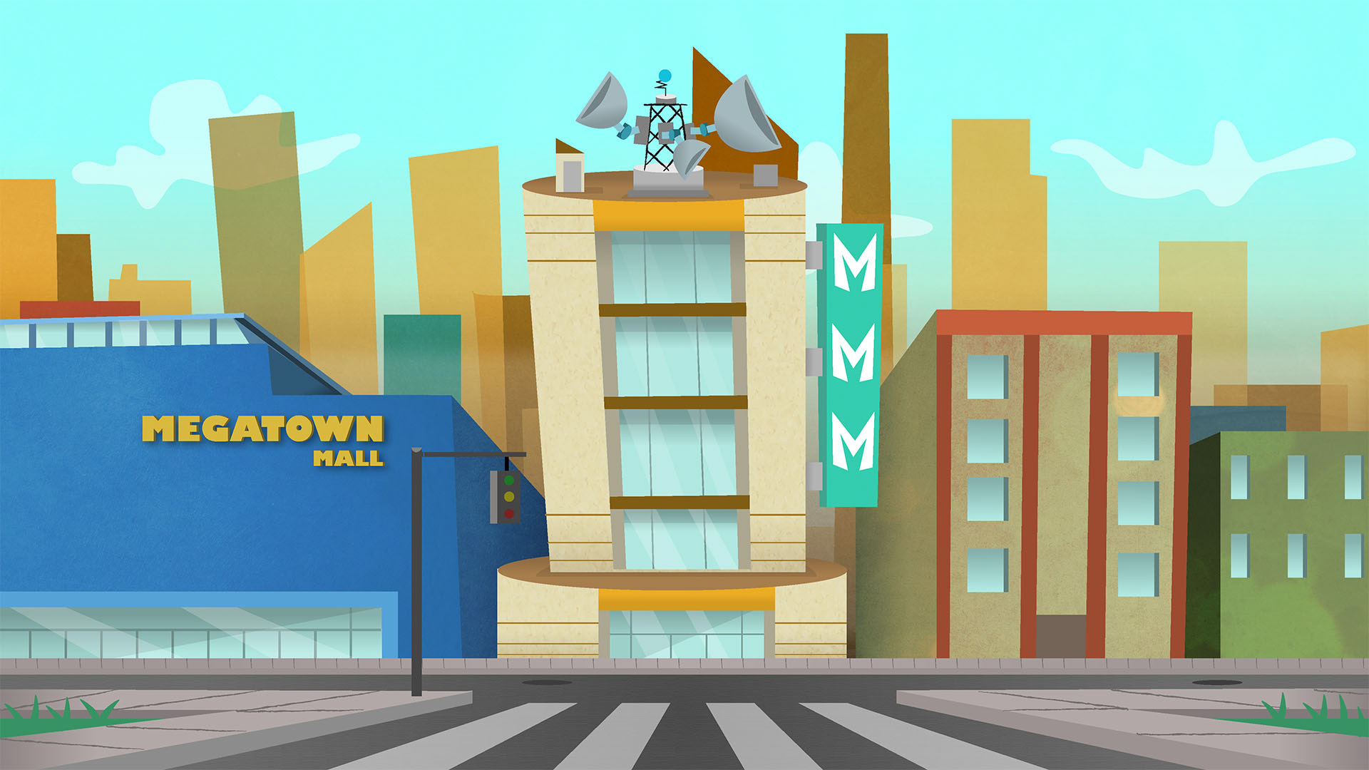 Hero Headquarters Exterior - Background