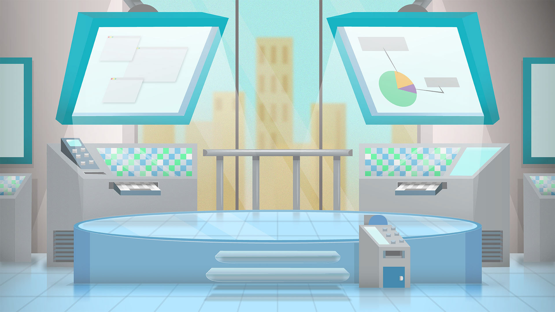 Hero Headquarters Interior - Background