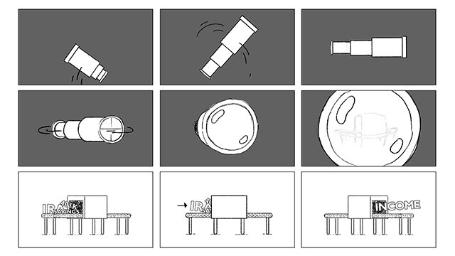 Financial Explainer Storyboards - Page 1