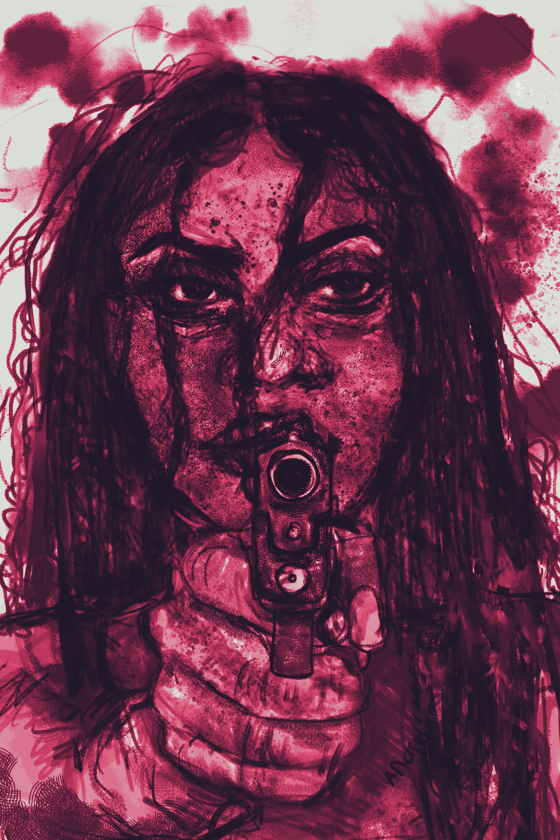 This scene shows the main climax in the novel where the main character goes on a revenge killing spree. 