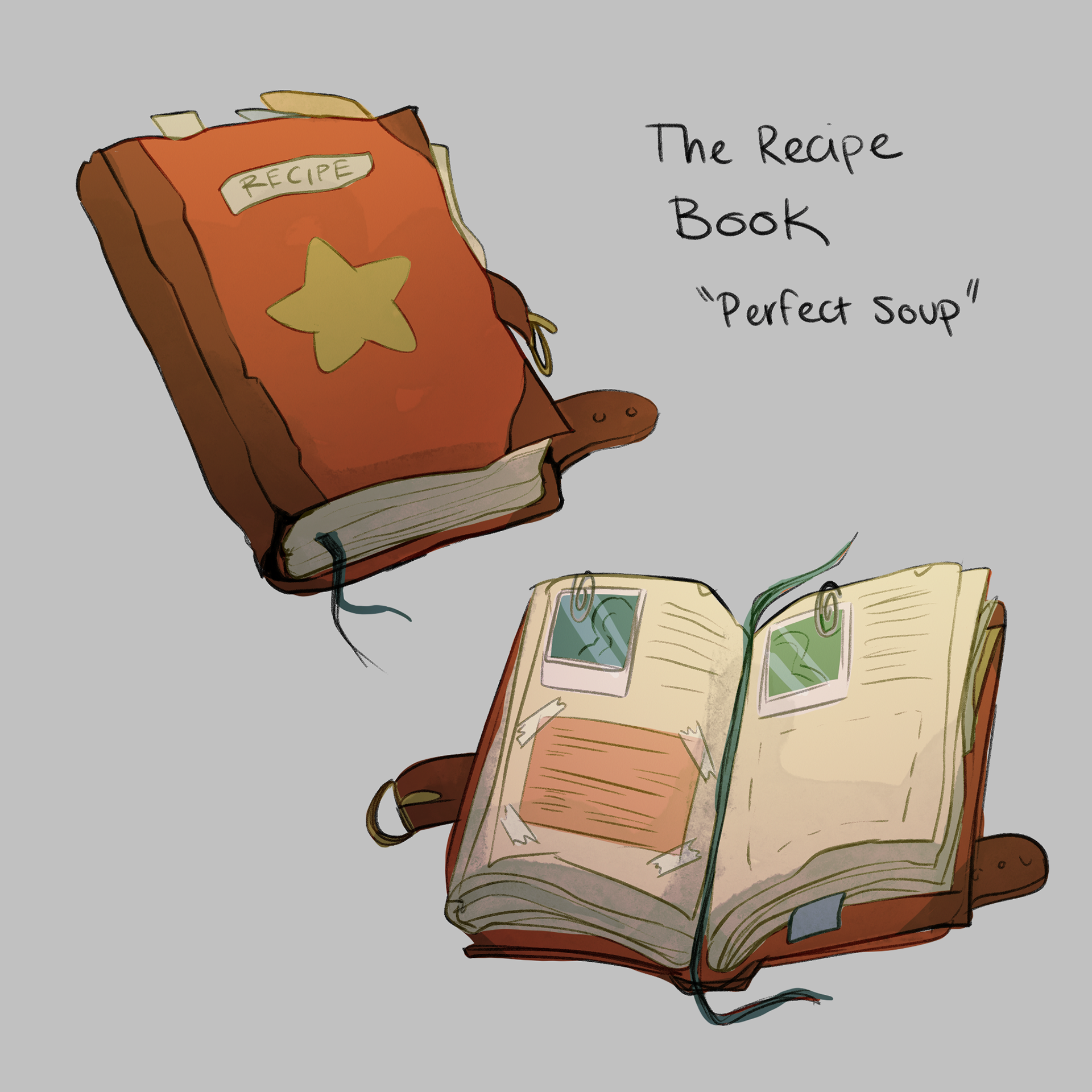 Recipe Book Concept Art