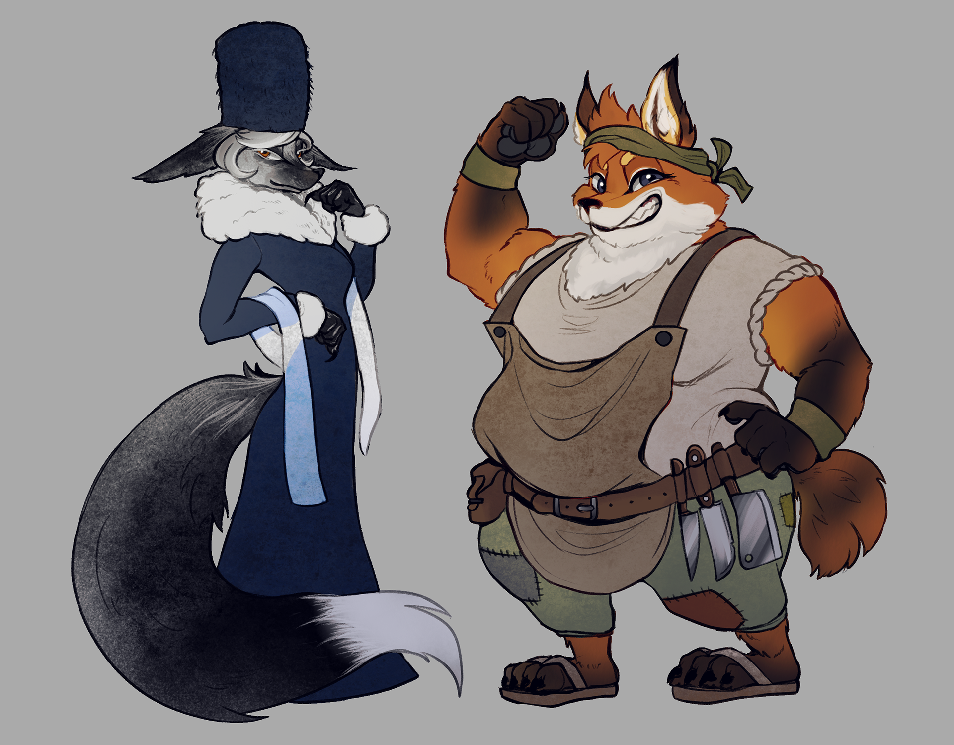 Two NPCS from the game I'm creating!