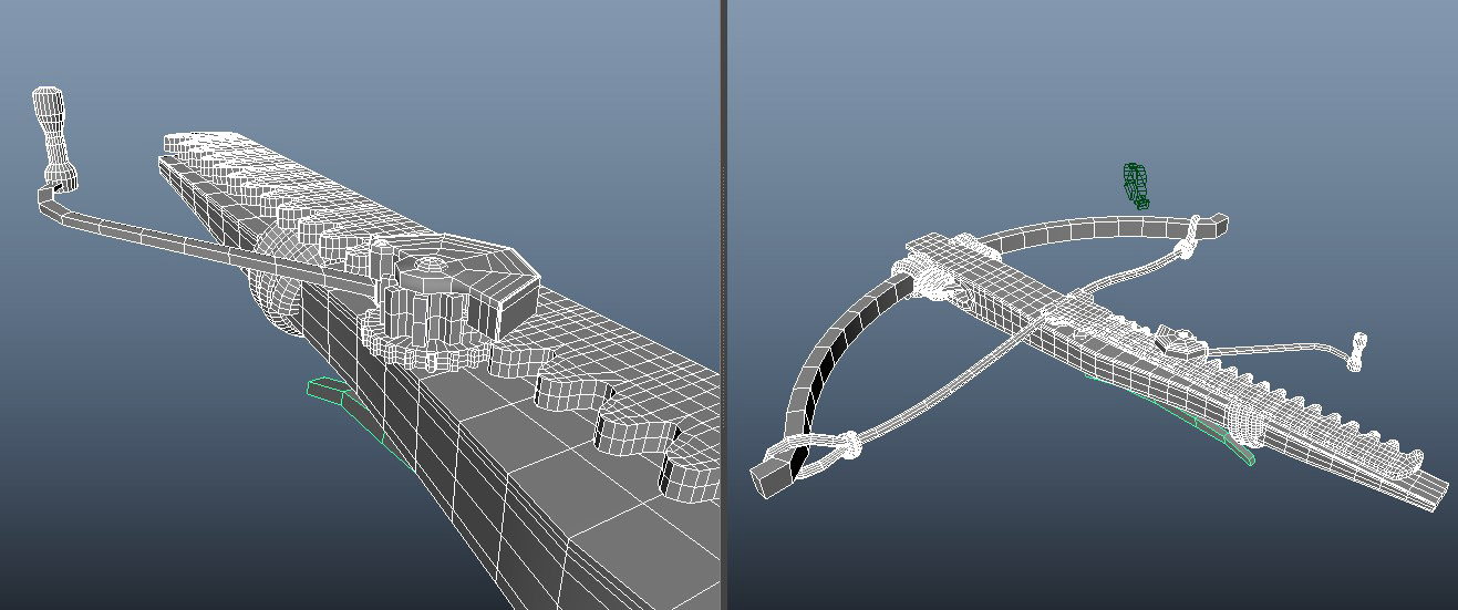 Crank crossbow UV