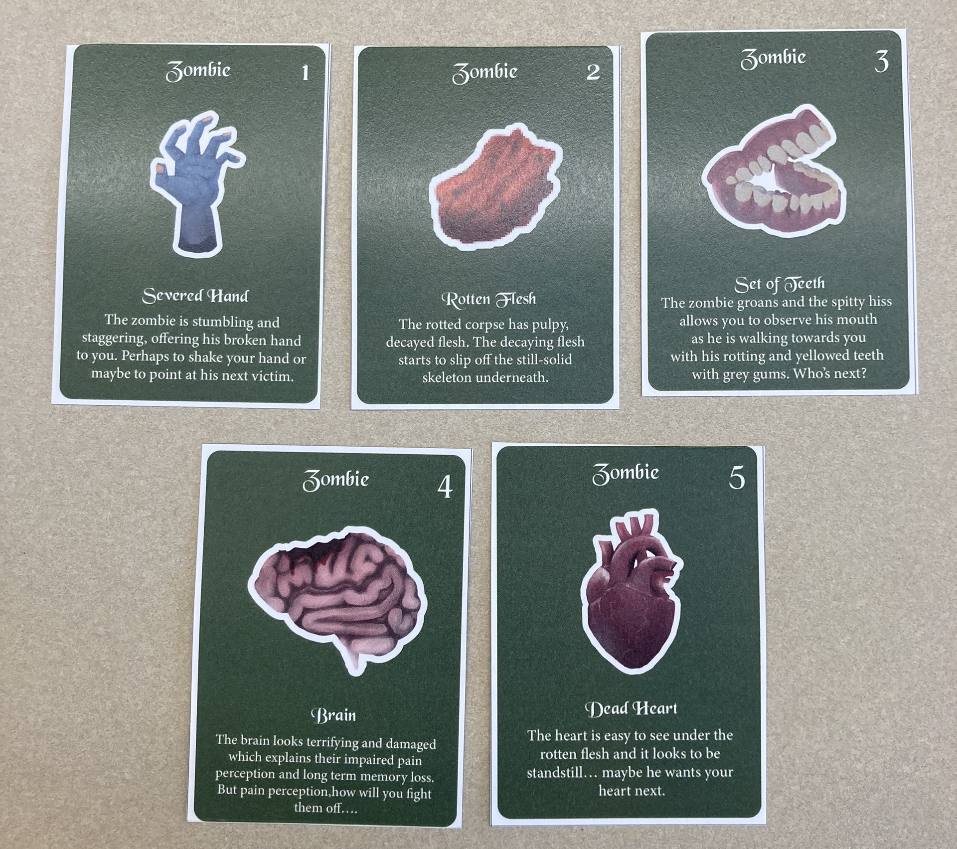 Zombie Cards