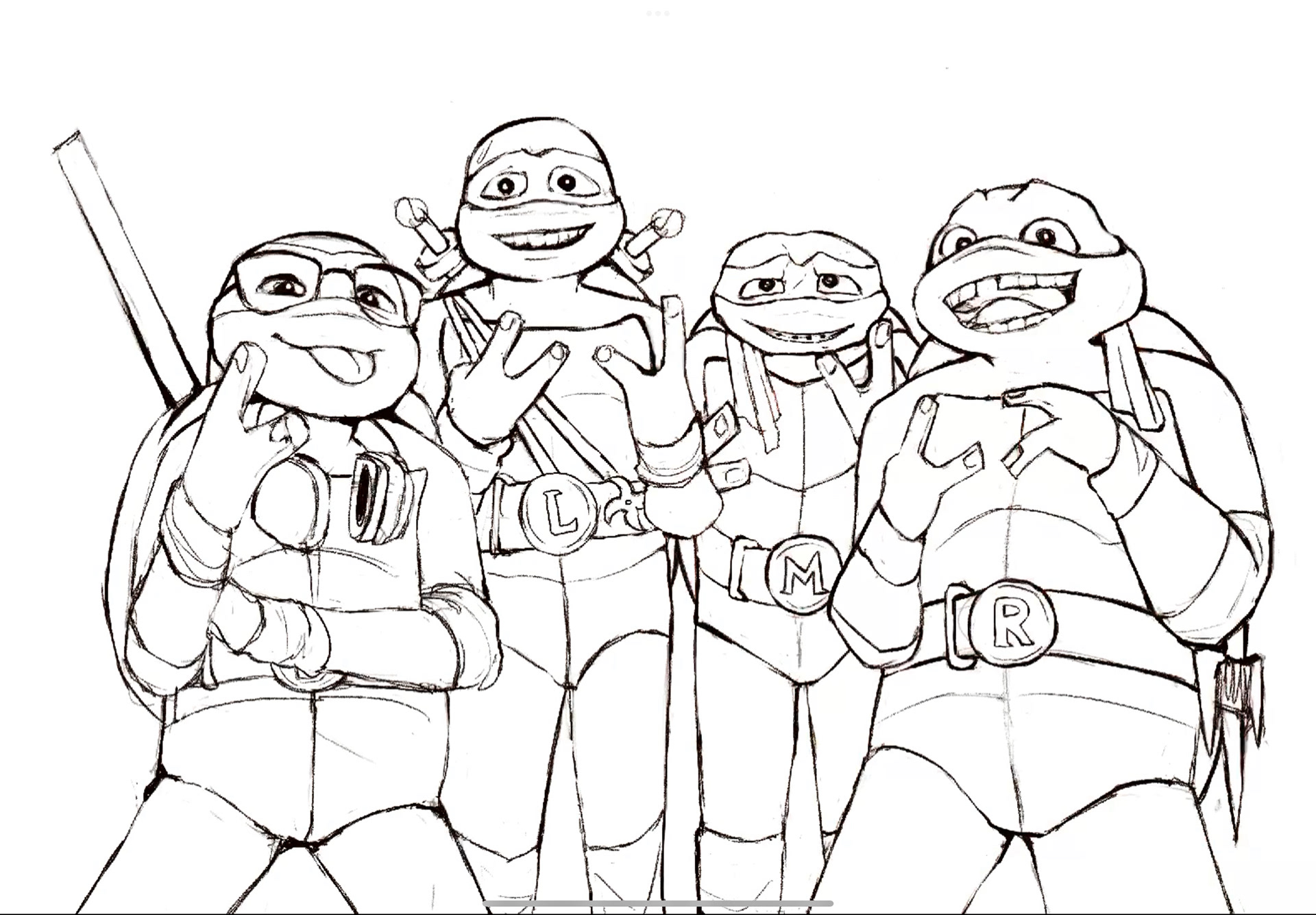 Line Art (Erasing sketch and refine)