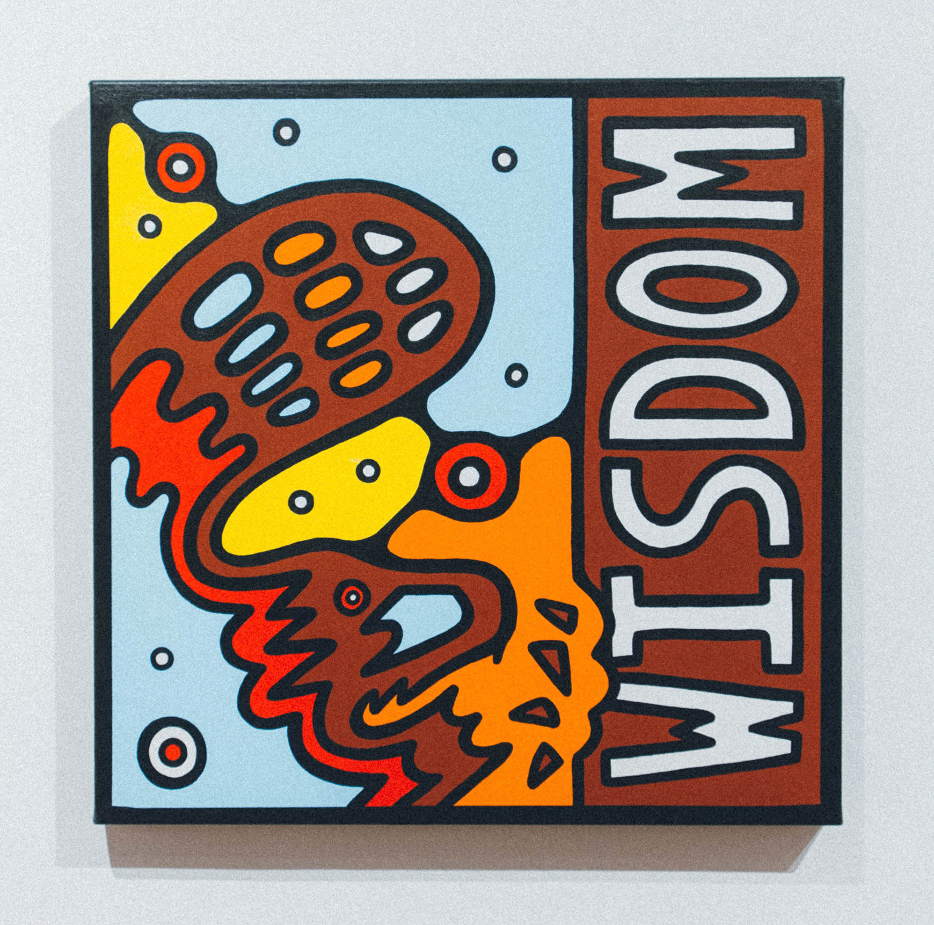 Wisdom, 24” x 24”, Acrylic on canvas, 2019, SOLD. All Rights Reserved.