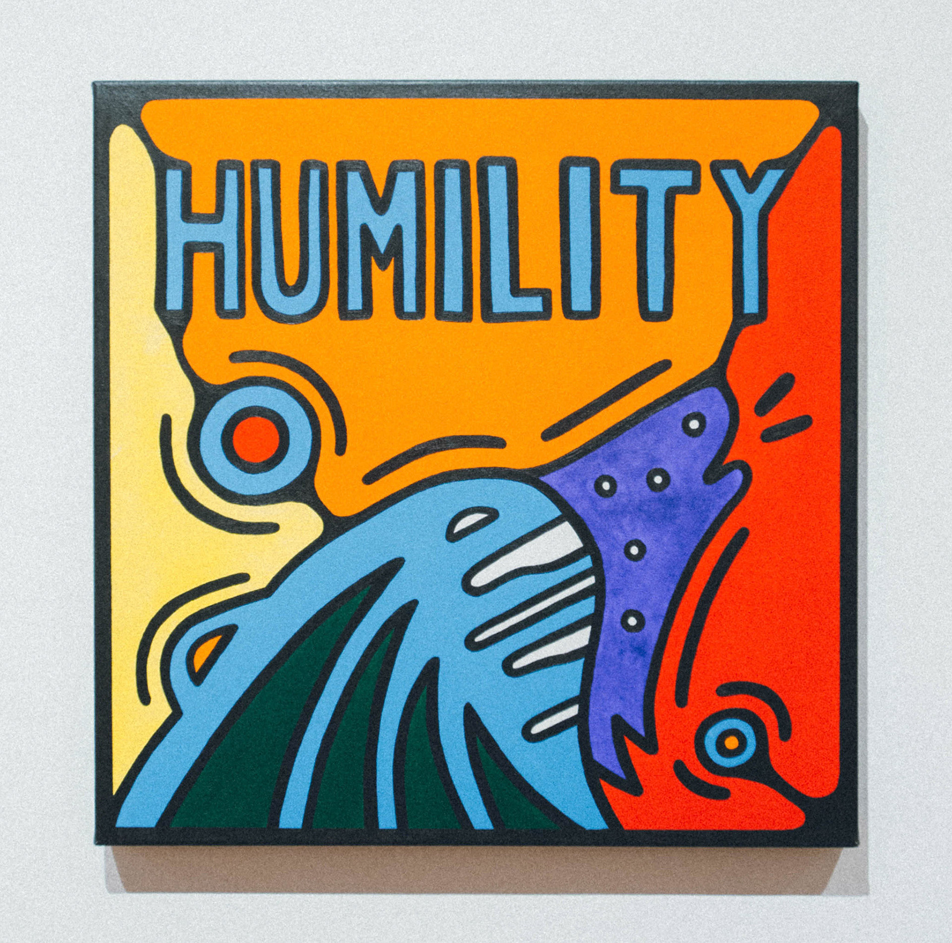 Humility, 24” x 24”, Acrylic on canvas, 2019, SOLD. All Rights Reserved.