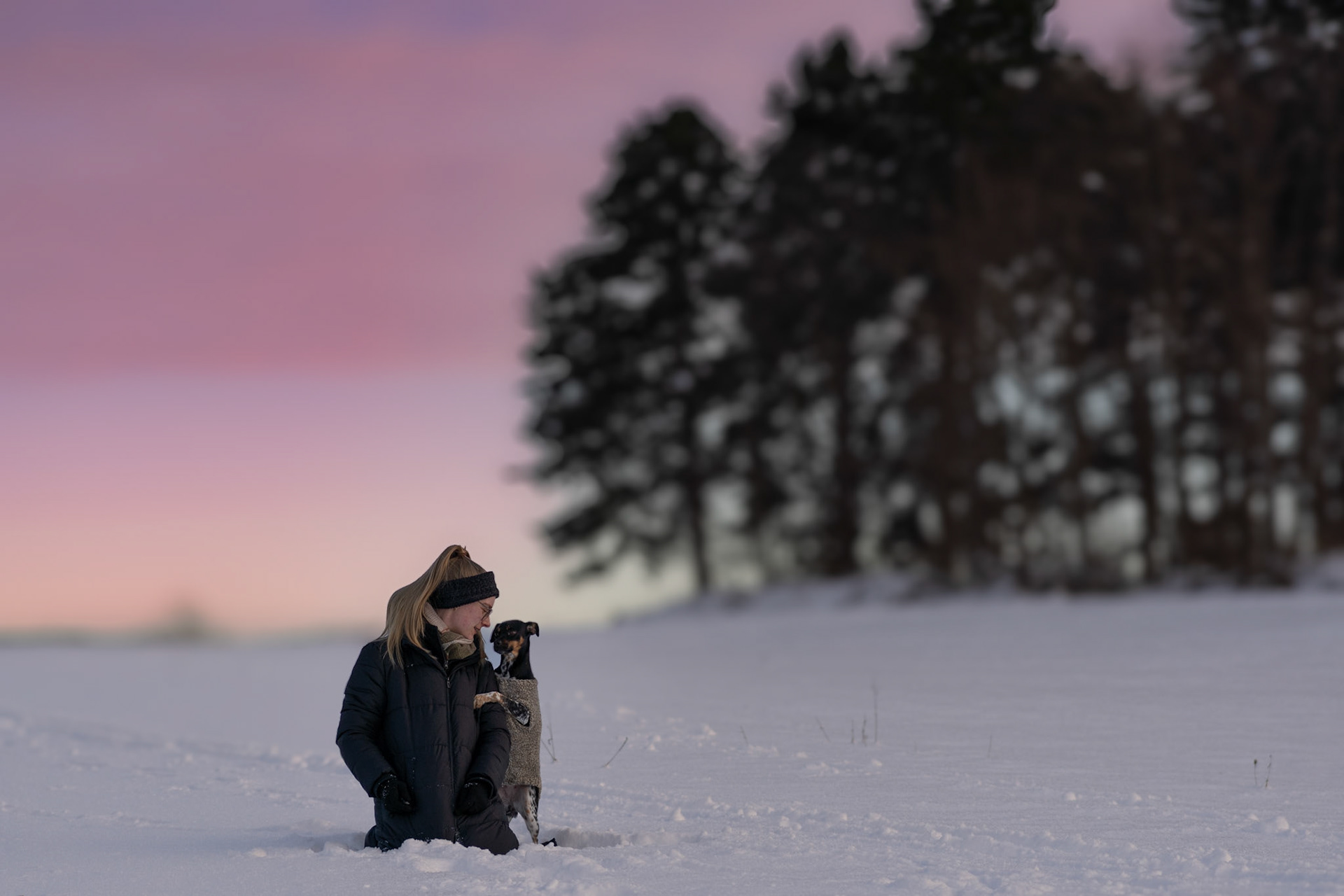 Winterwonderland mit Lola