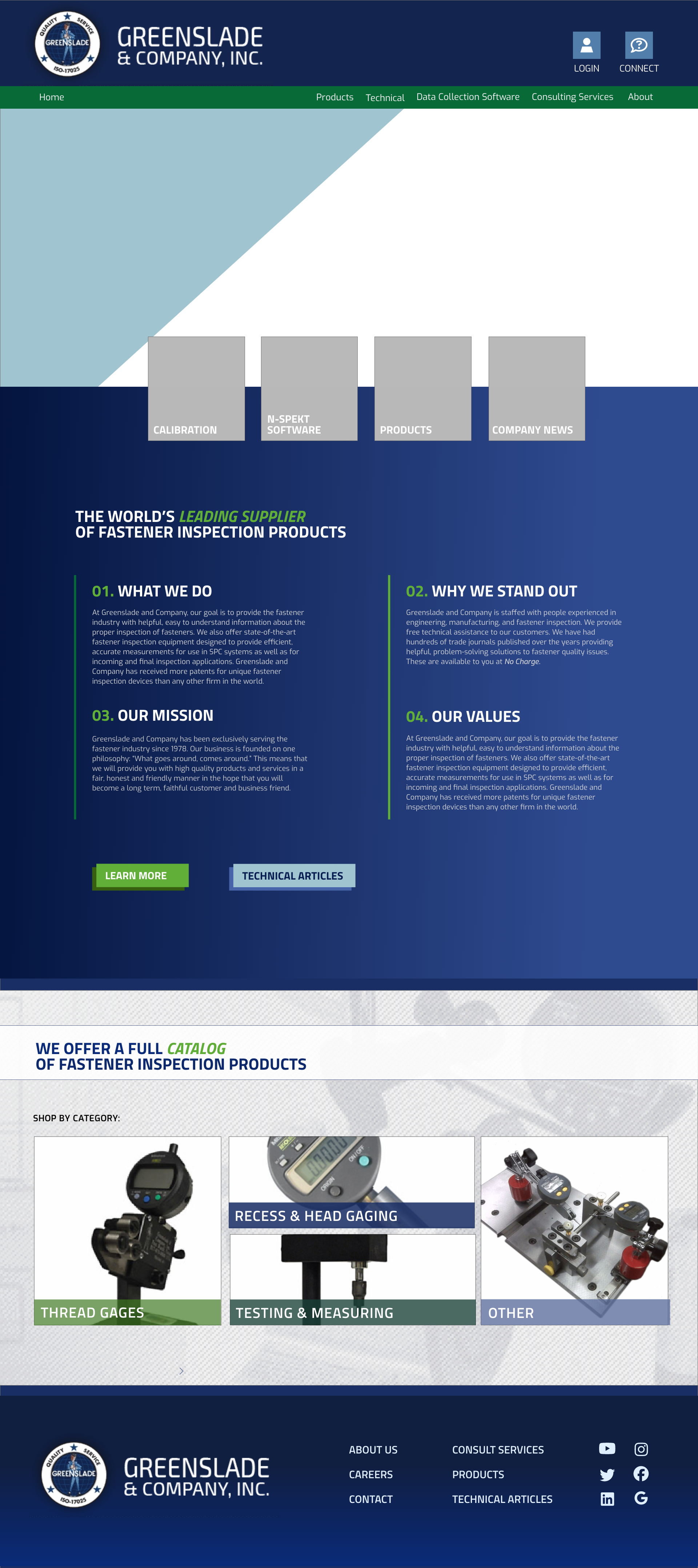 Homepage- Blue