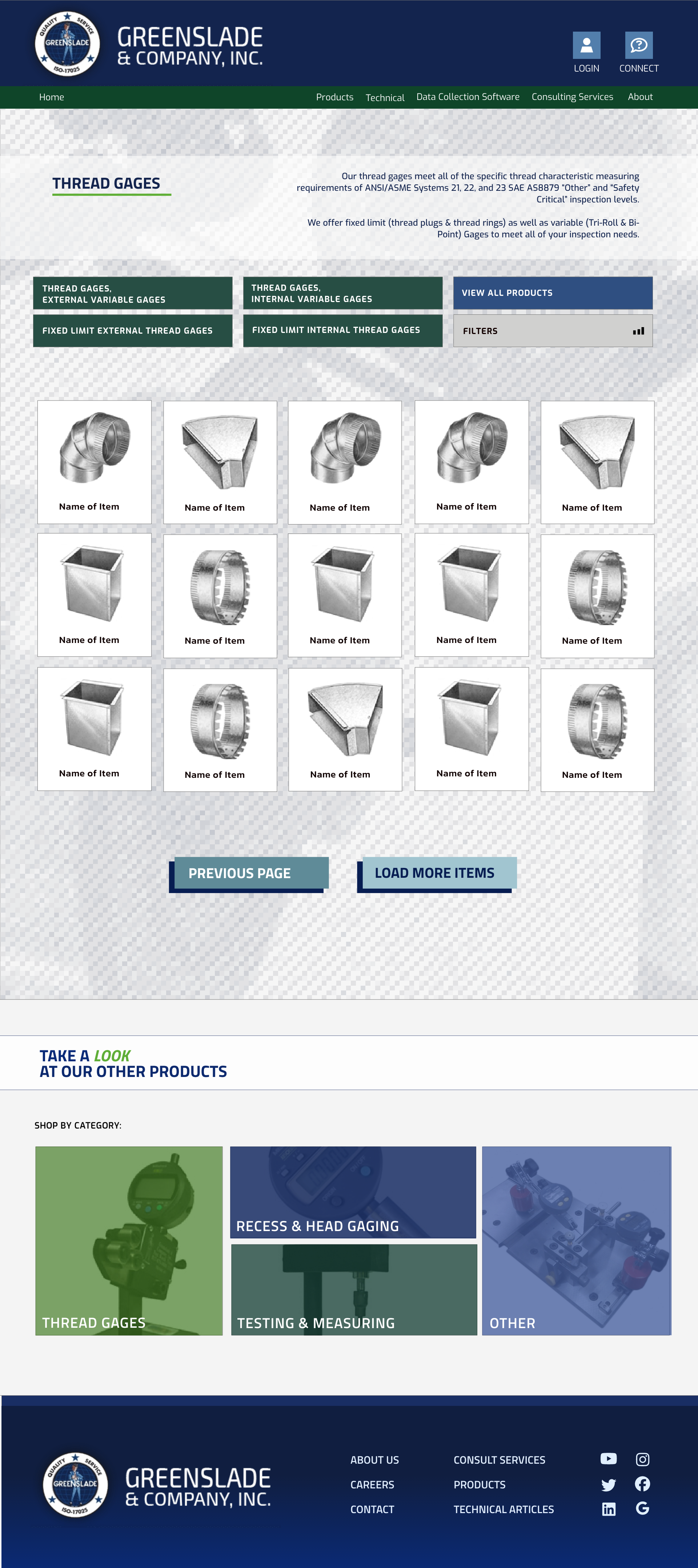 Products Page-Blue