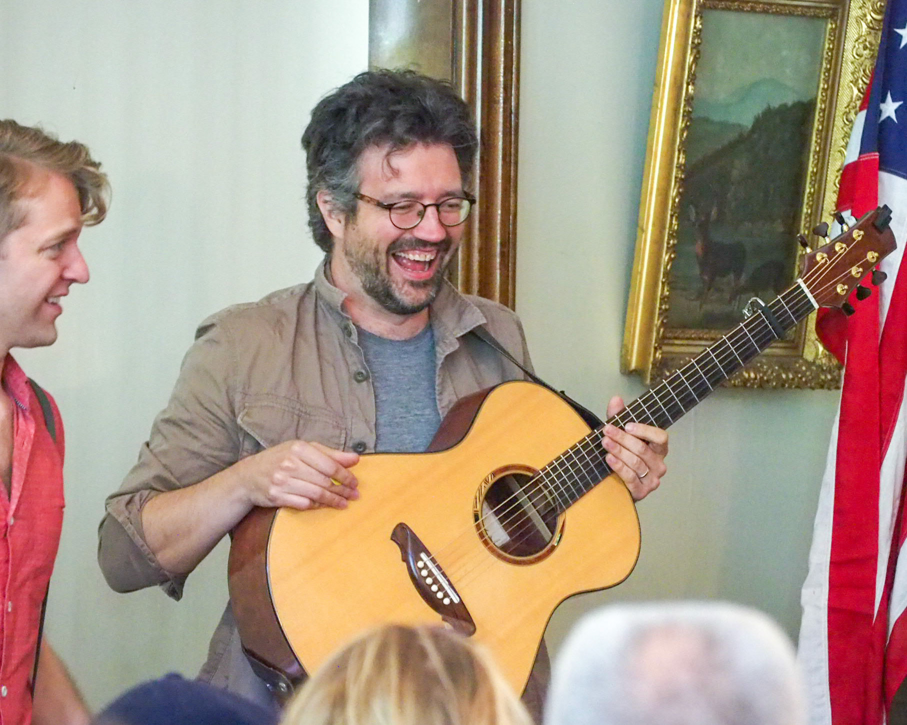 Yann Falquet, acoustic guitar