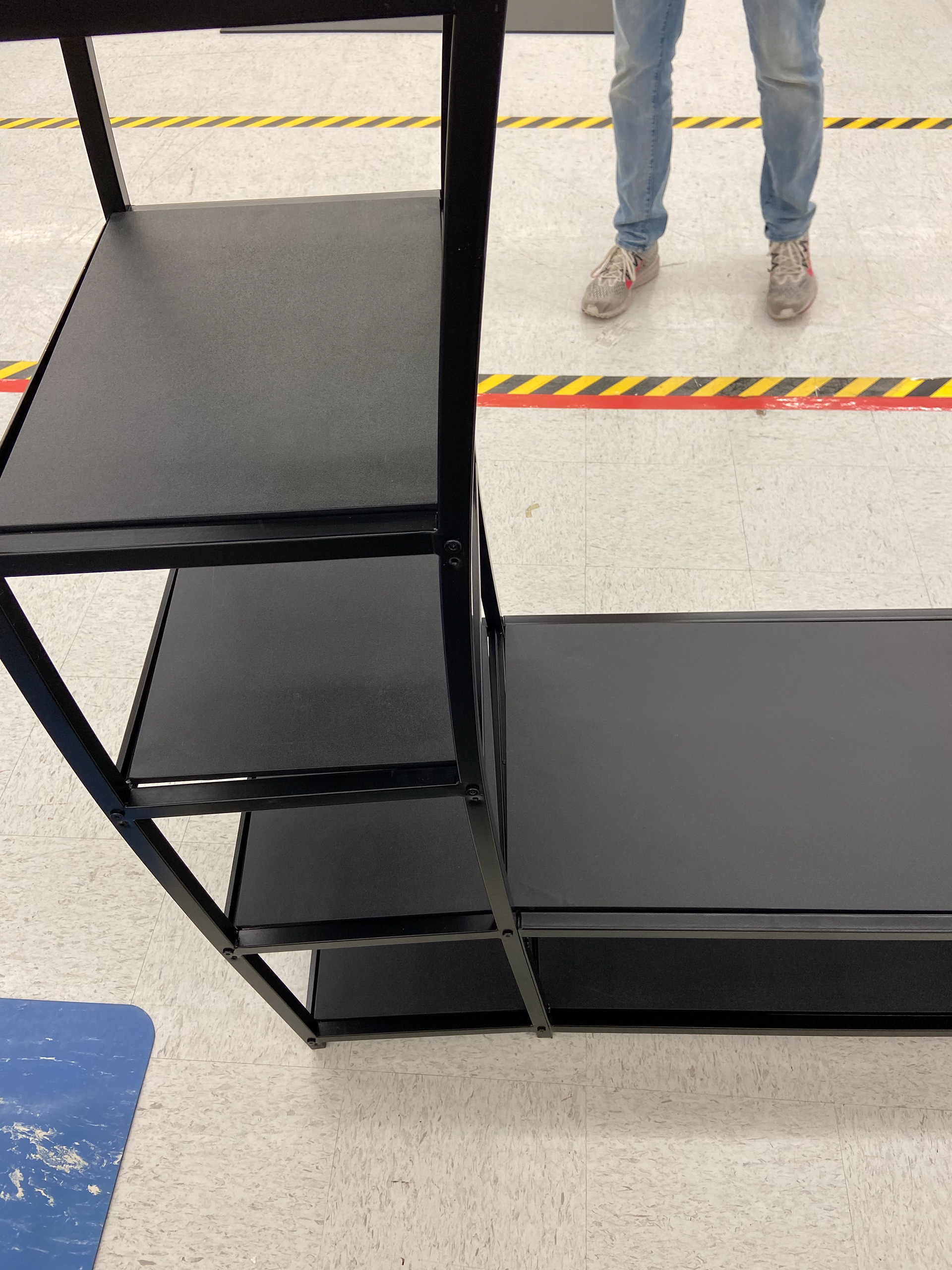 Left shelf side was warped.