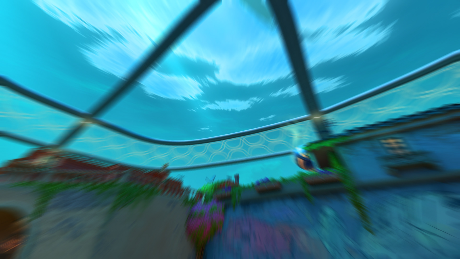 Color correction + Pinch + Motion blur