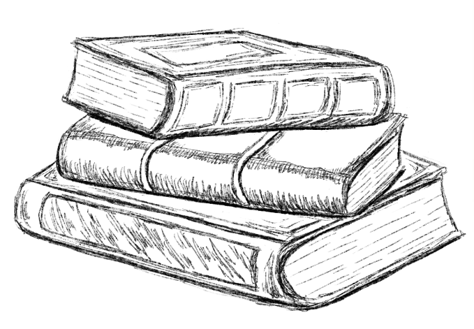 Prompt: A Stack of Books