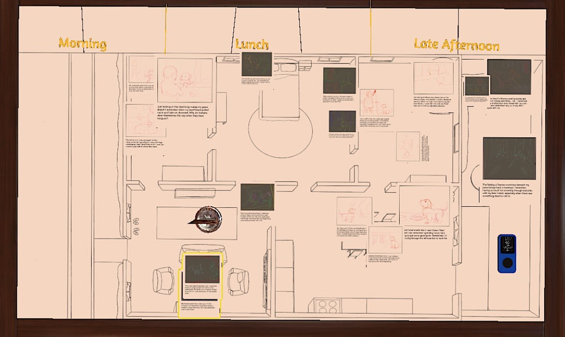 Collaborative work on memory cards in TableTop simulator
