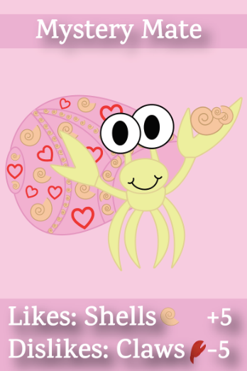 Mystery mate card example