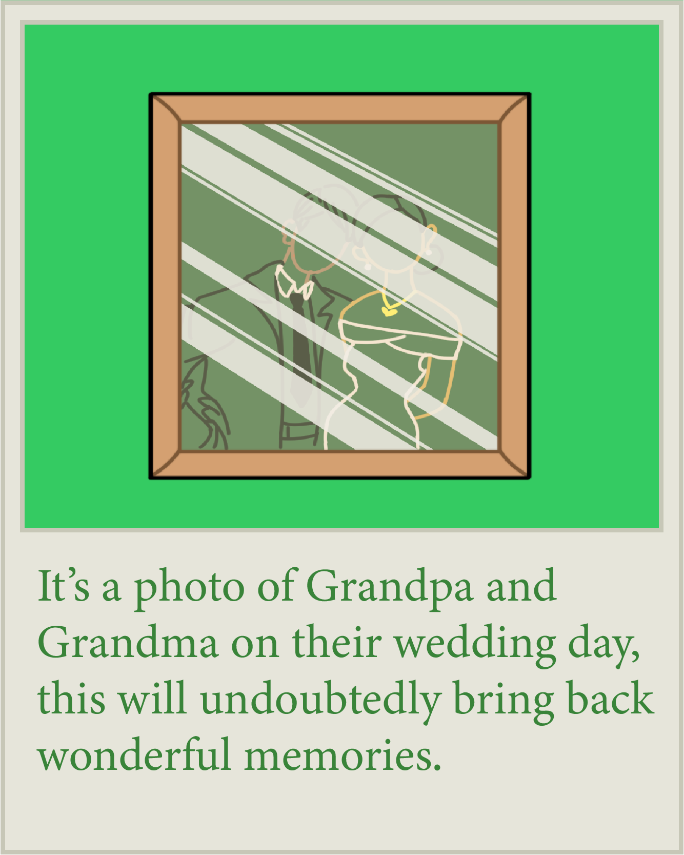 Item associated with a good memory
