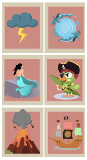 Illustrations for board spaces
