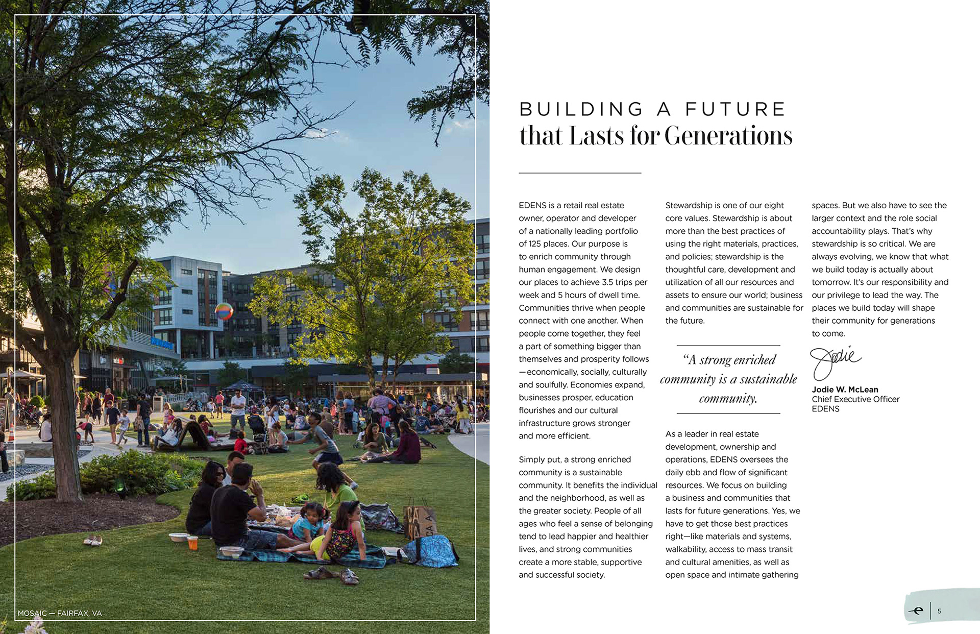 Spread 3 Sustainability brochure