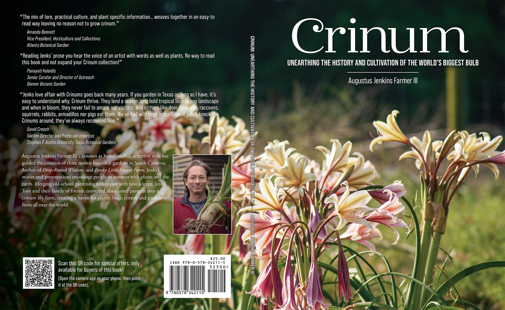 A 100-page book on gardening, I did cover design and interior layout.