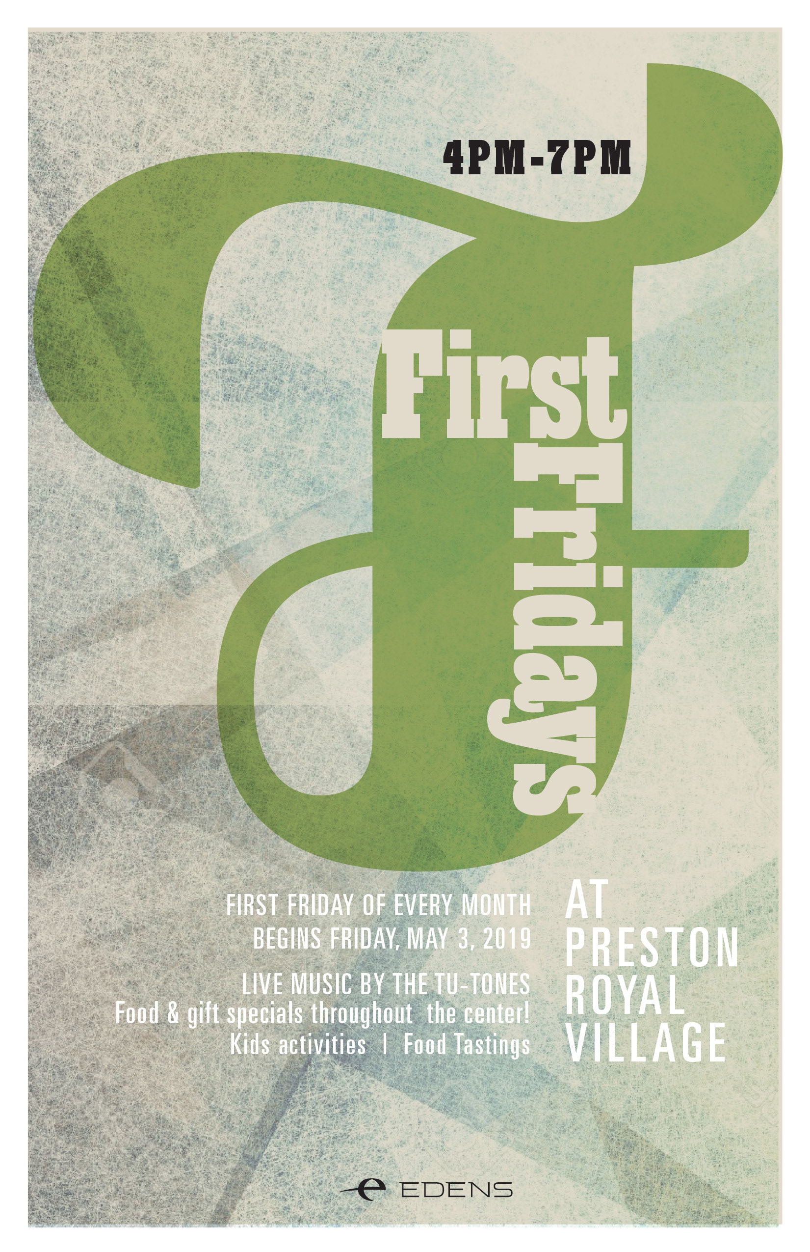 Alternative design for the 1st Friday event.