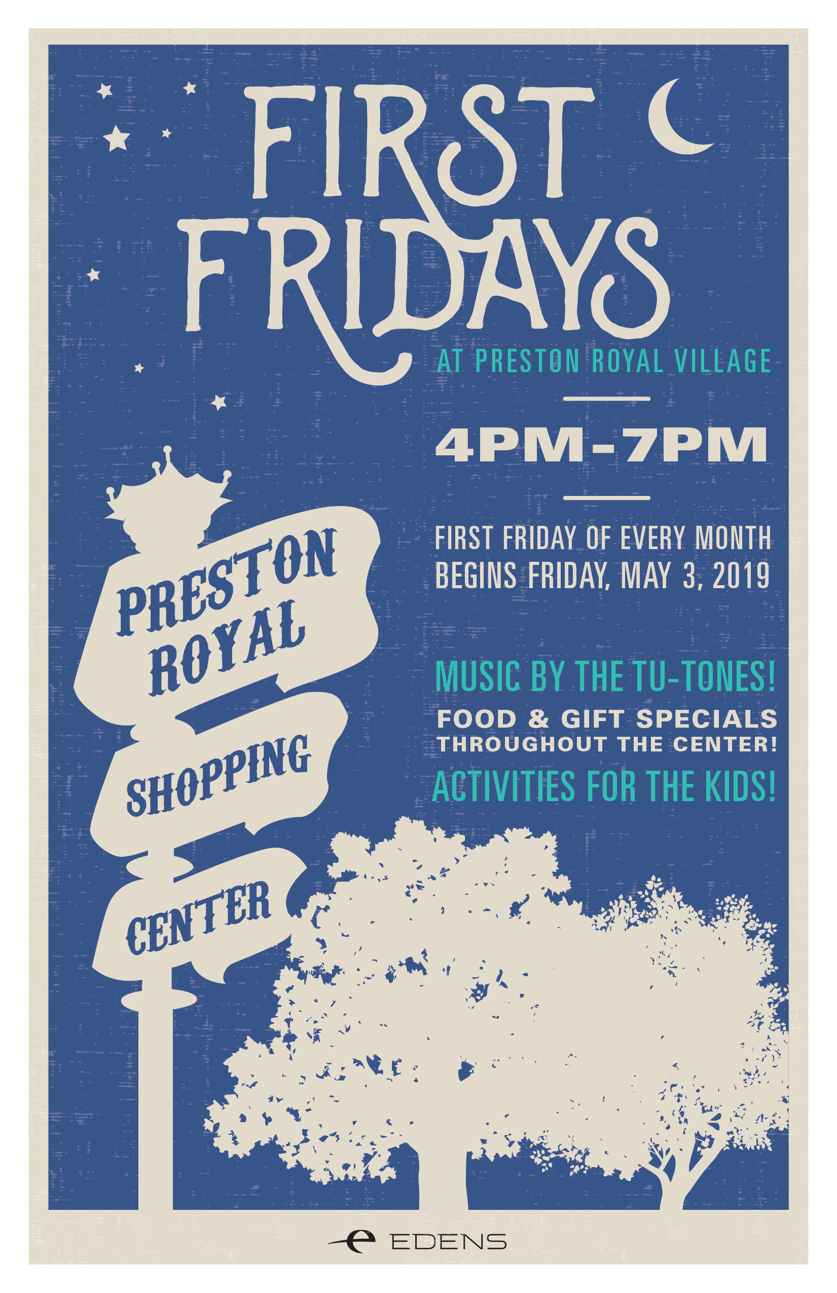 Final design for the 1st Friday event.
