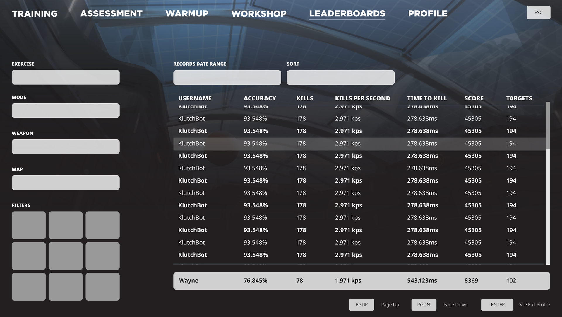 Leaderboards