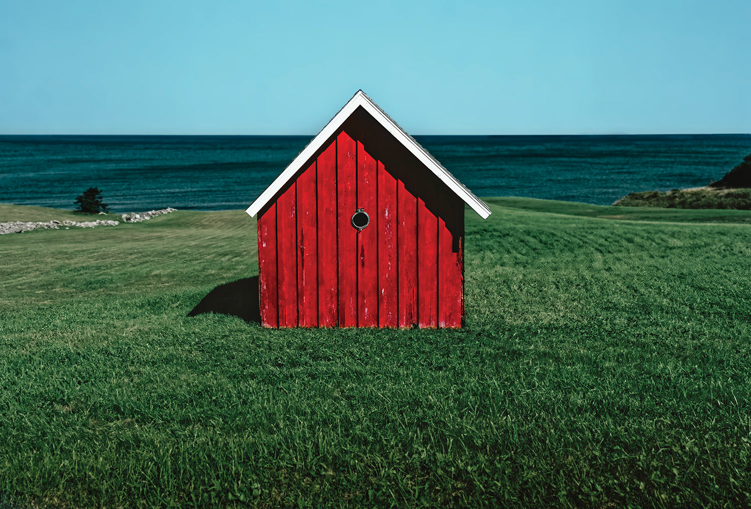 Red Storage shack