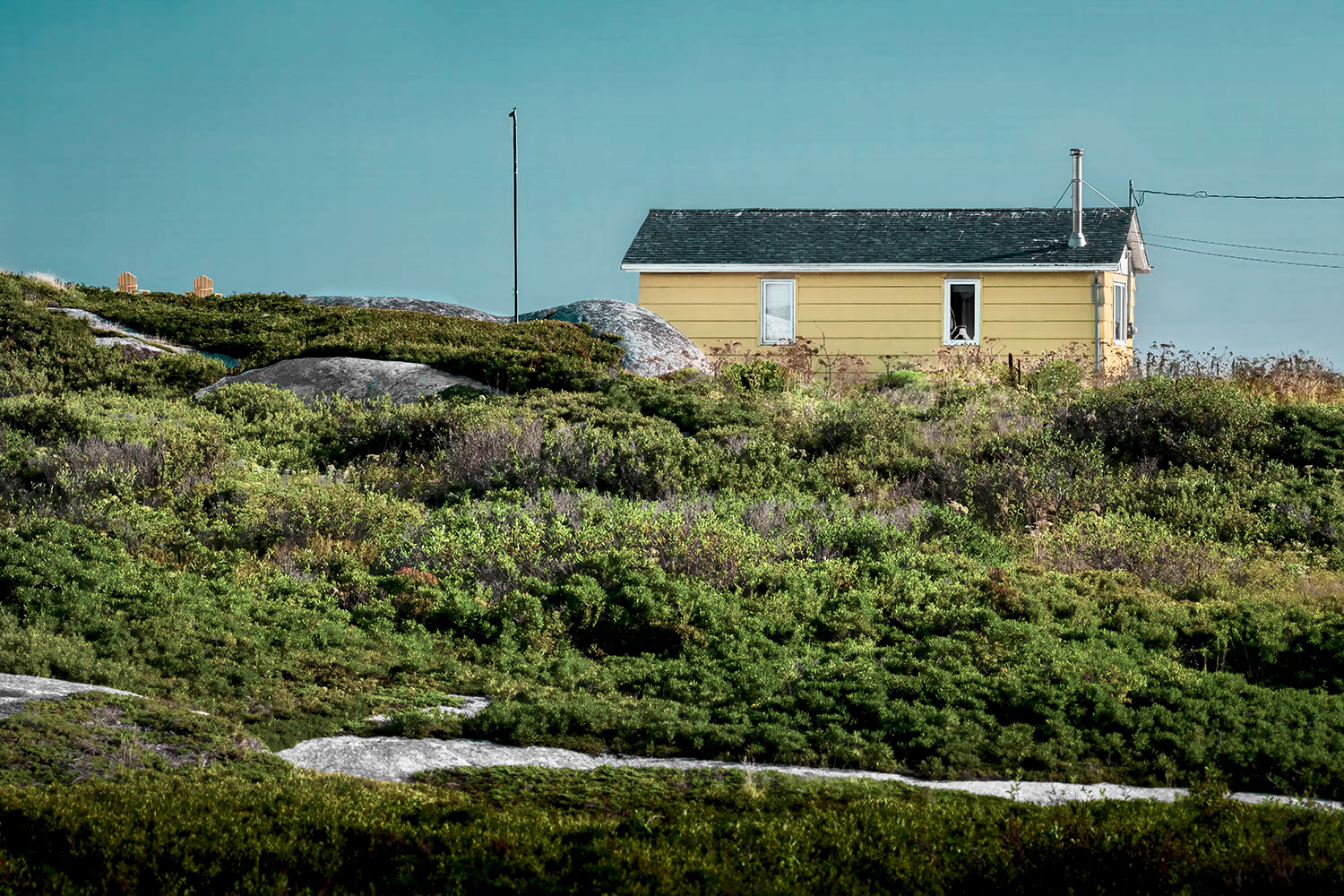Yellow house, Peggy's Cove