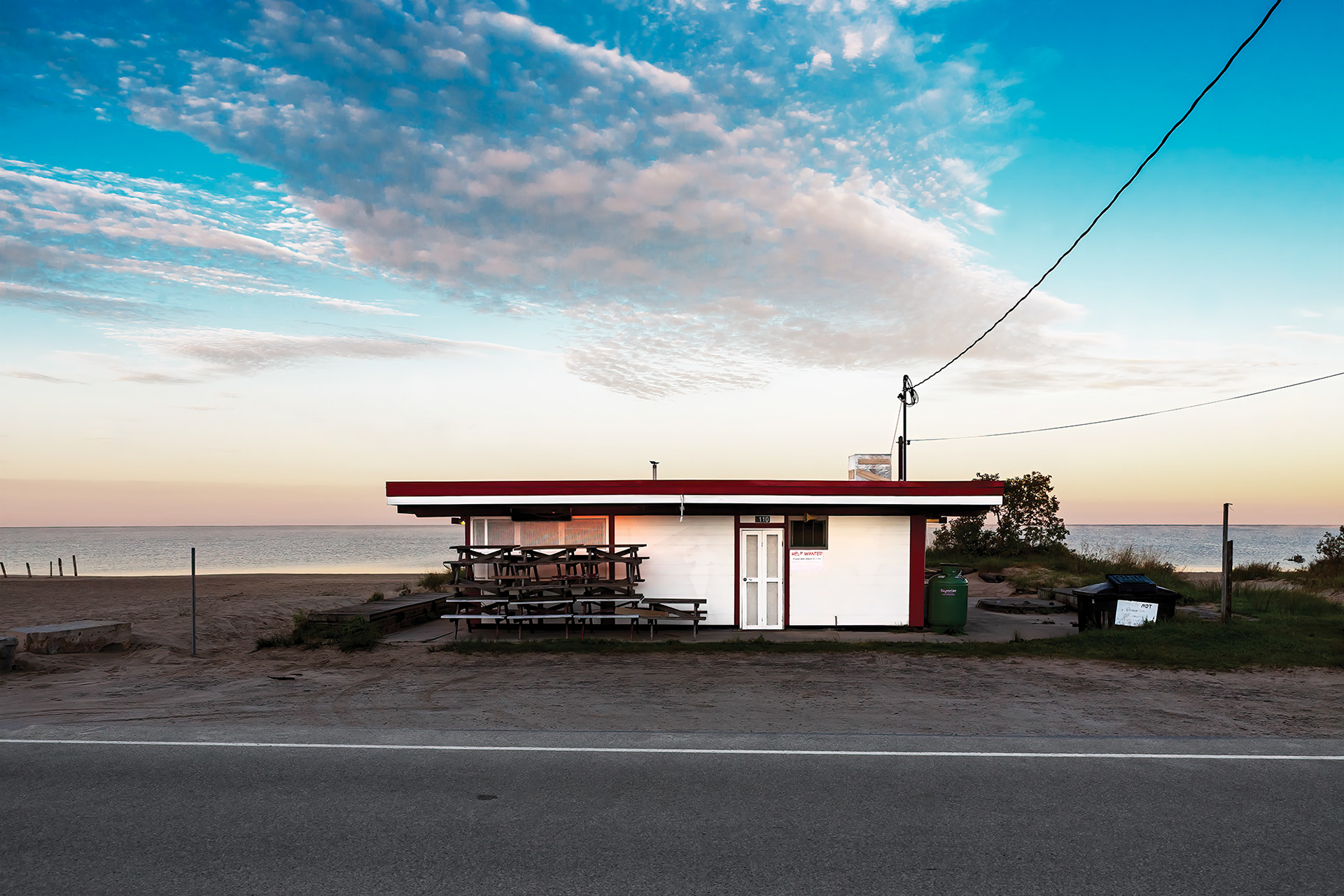 Burger stand
