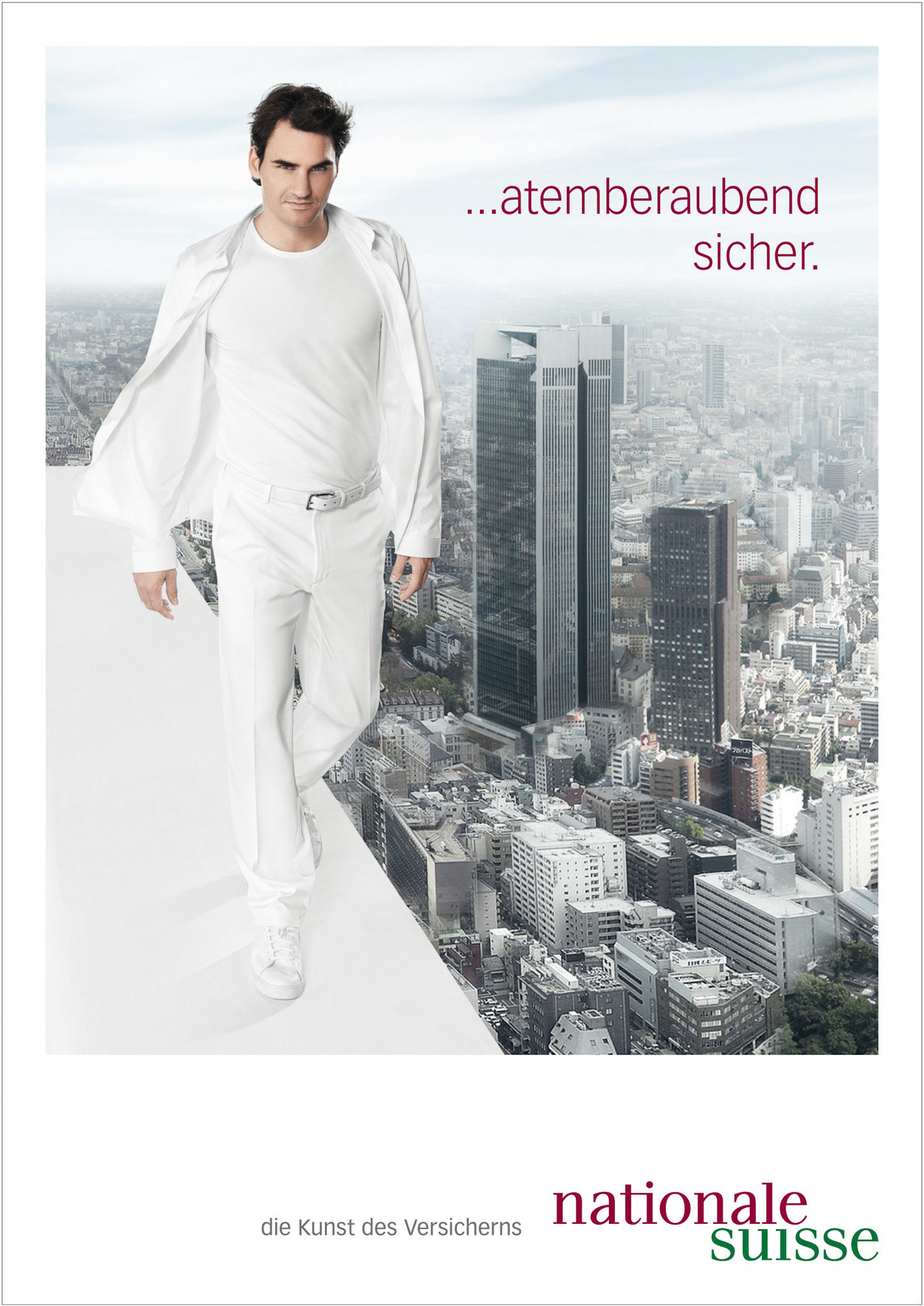 Roger Federer for Nationale Suisse