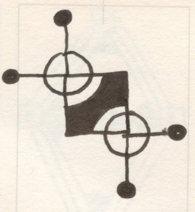 Hour Hands, Pen and Ink on Paper, 2002