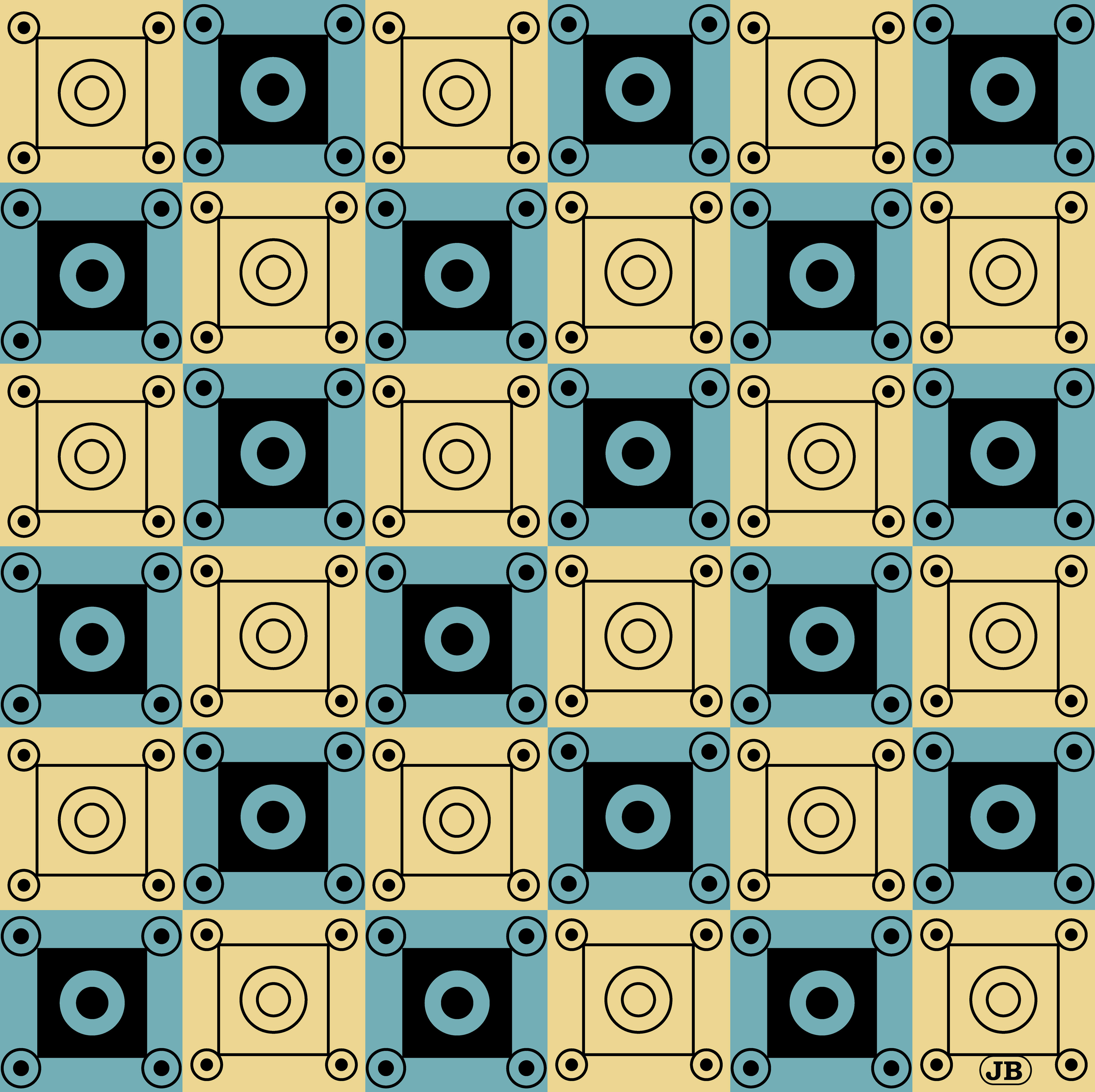 Domestic Partner Pattern 1 - Digital Art, 2024