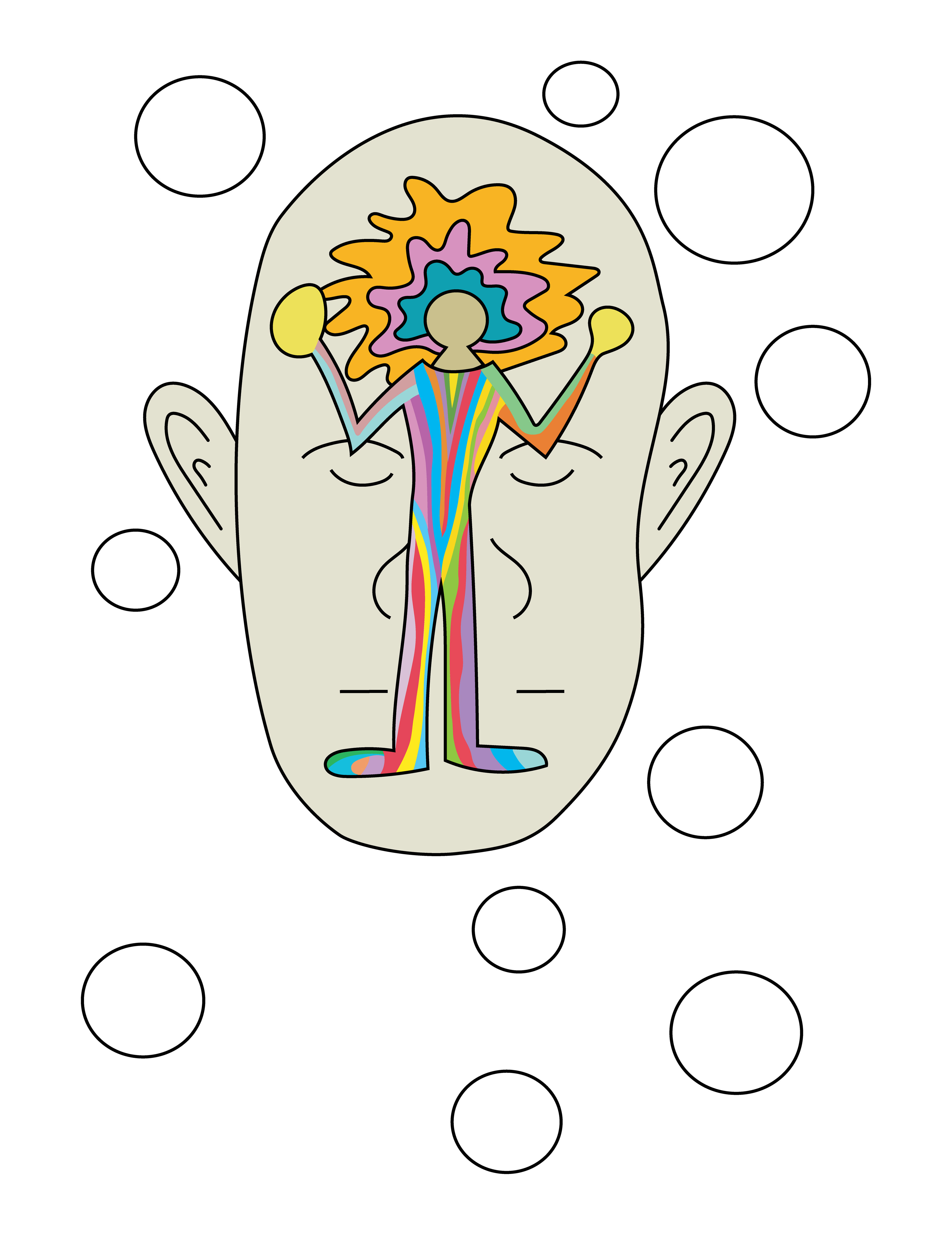 Idea Bubbles, Digital Art, version 1, 2026