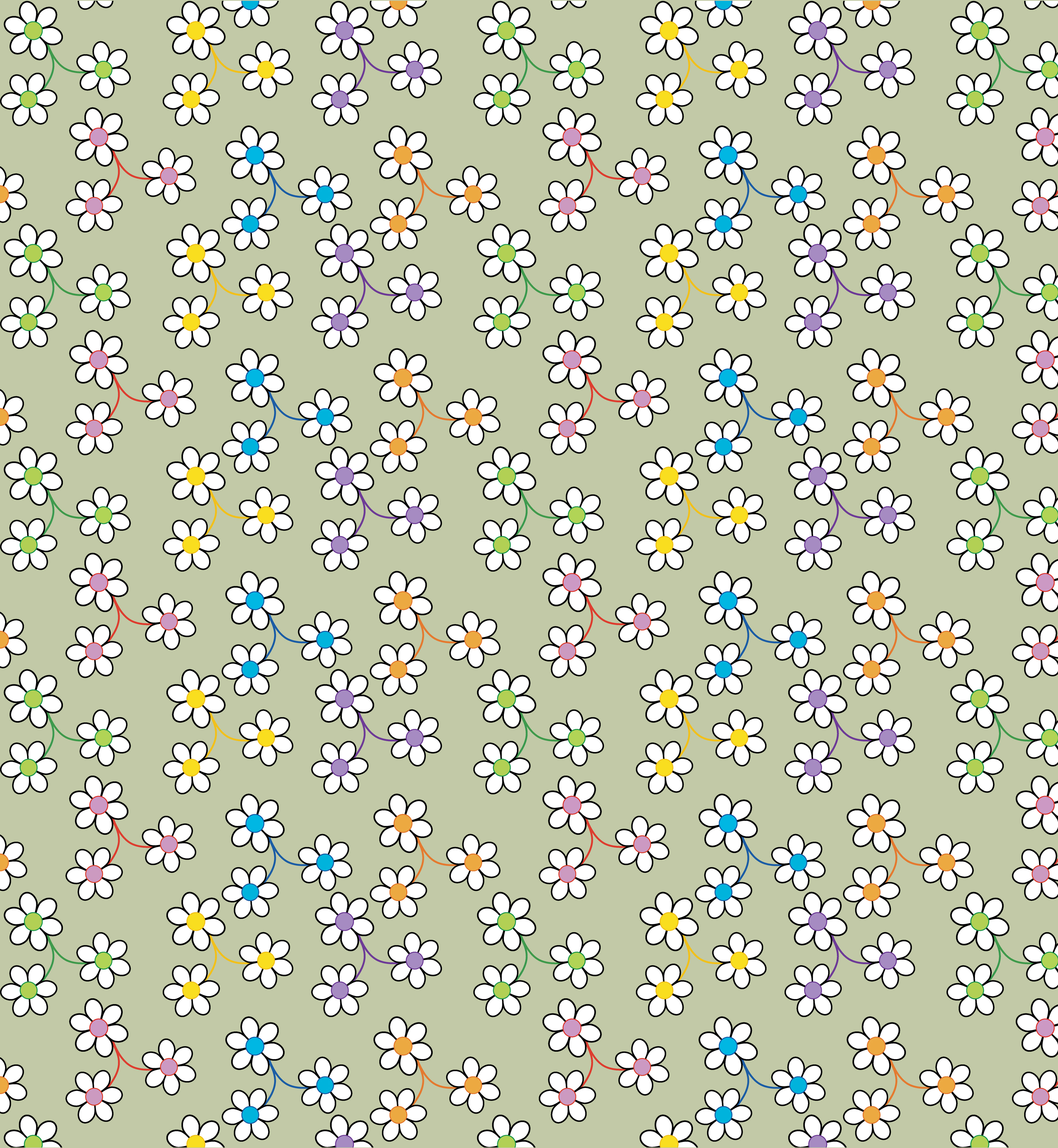 Nose Gay, Digital Art, Pattern 2, 2025
