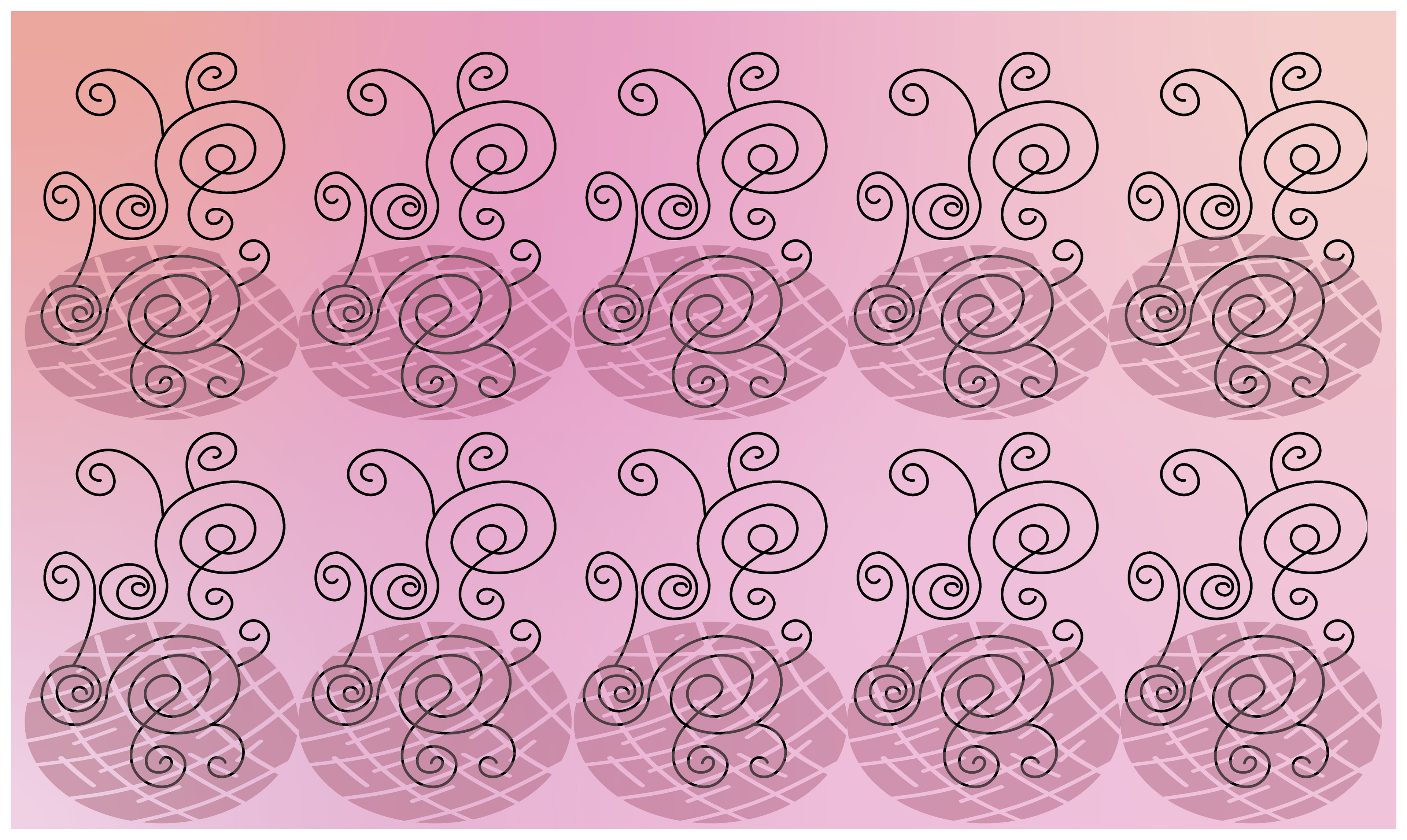 Gathering Chair, Digital Art, pattern, 2021
