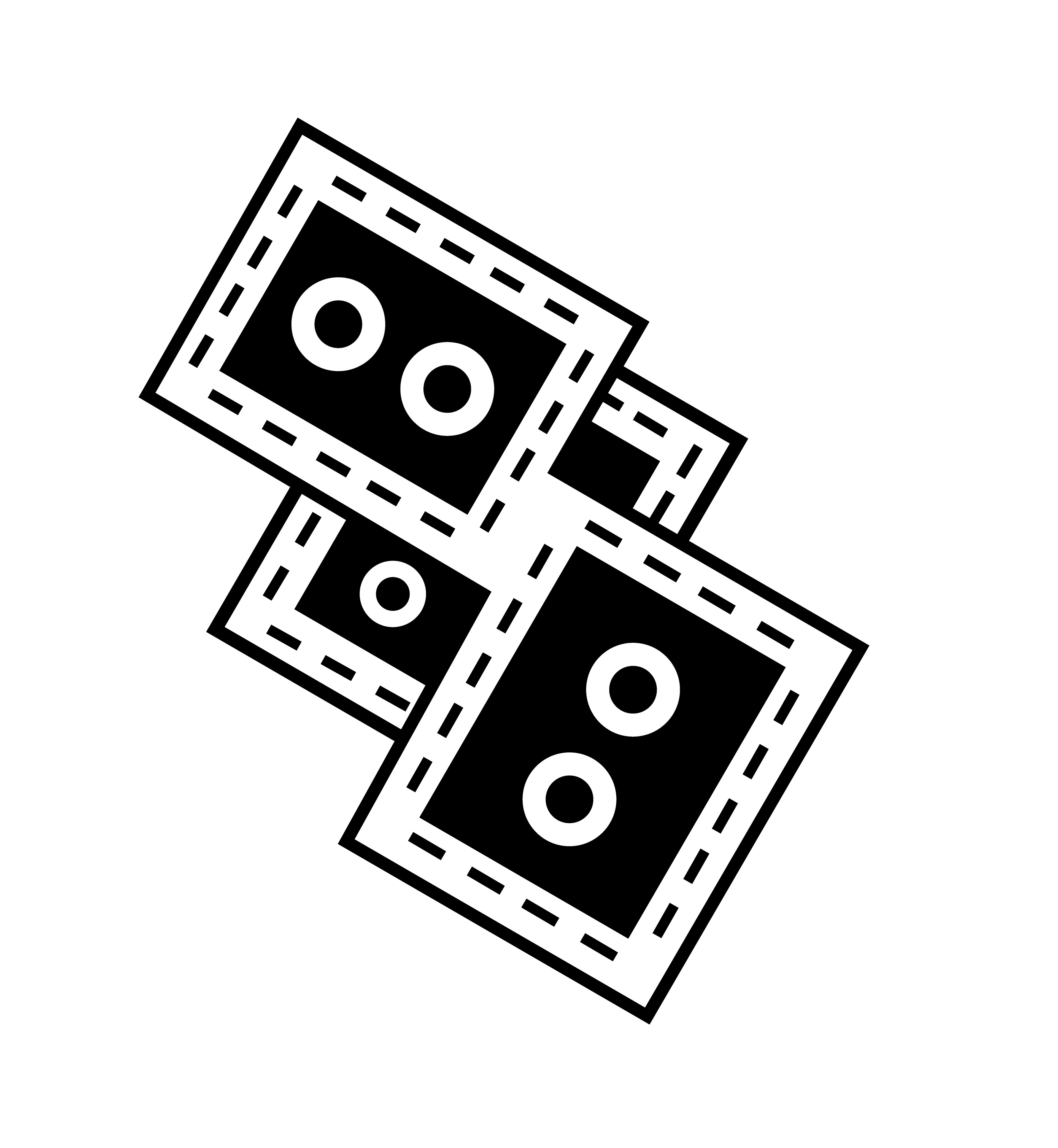 Shadow Eyes Building, Vector Drawing, 2022