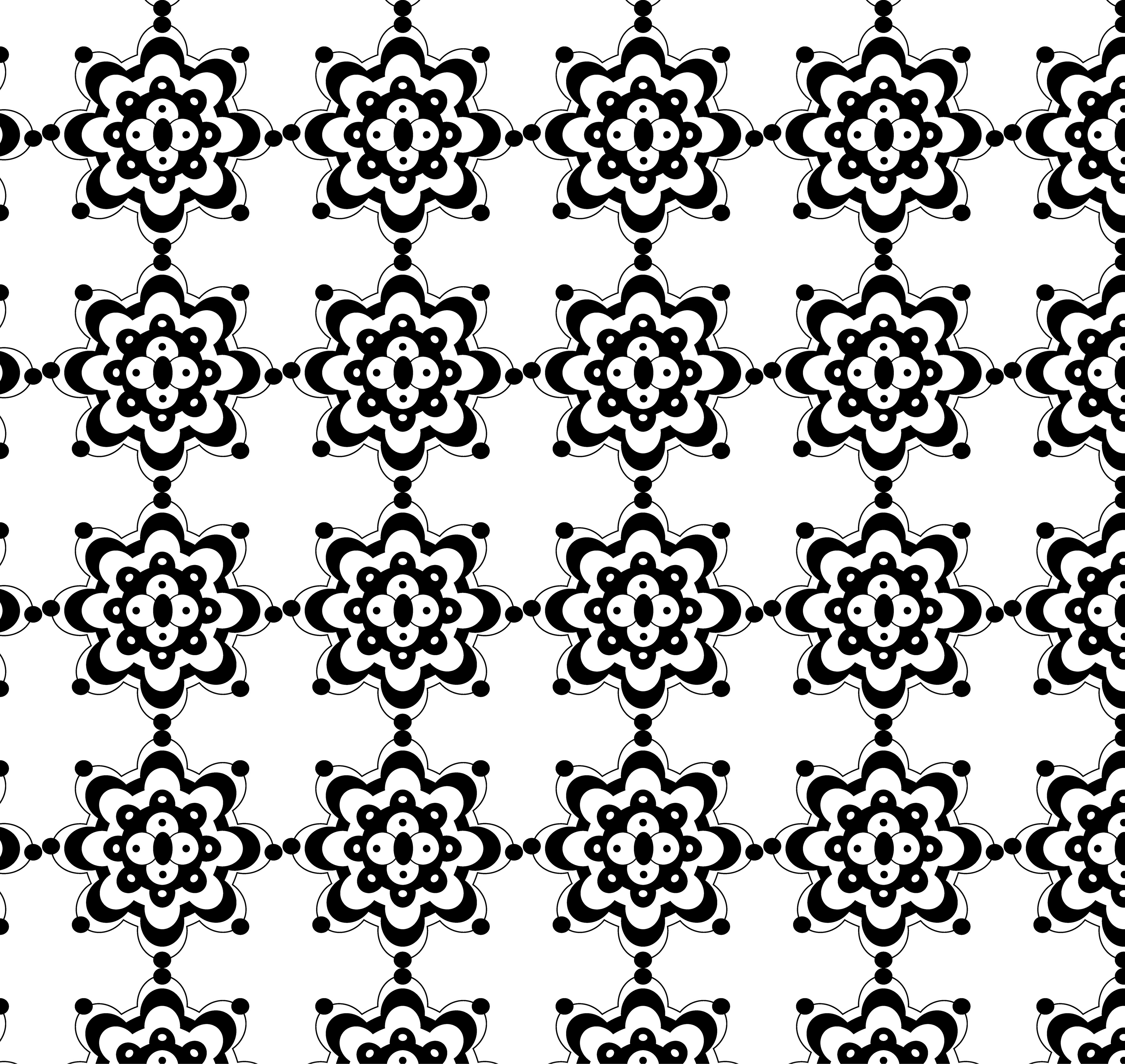 Tiger Lily, Digital Art, Pattern 1, 2020