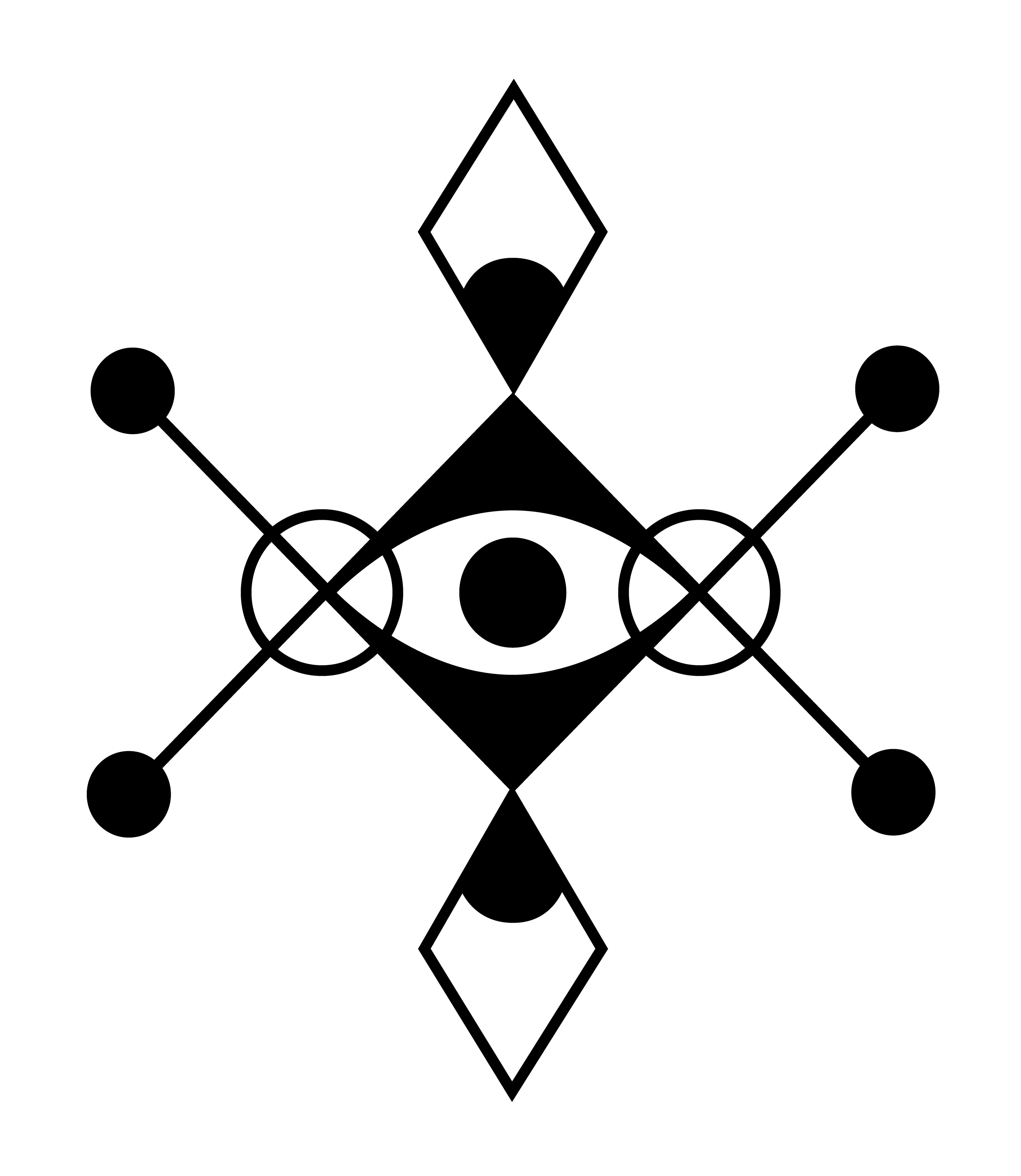 Diamond Eyes, Digital Art, Vector Drawing 1, 2025