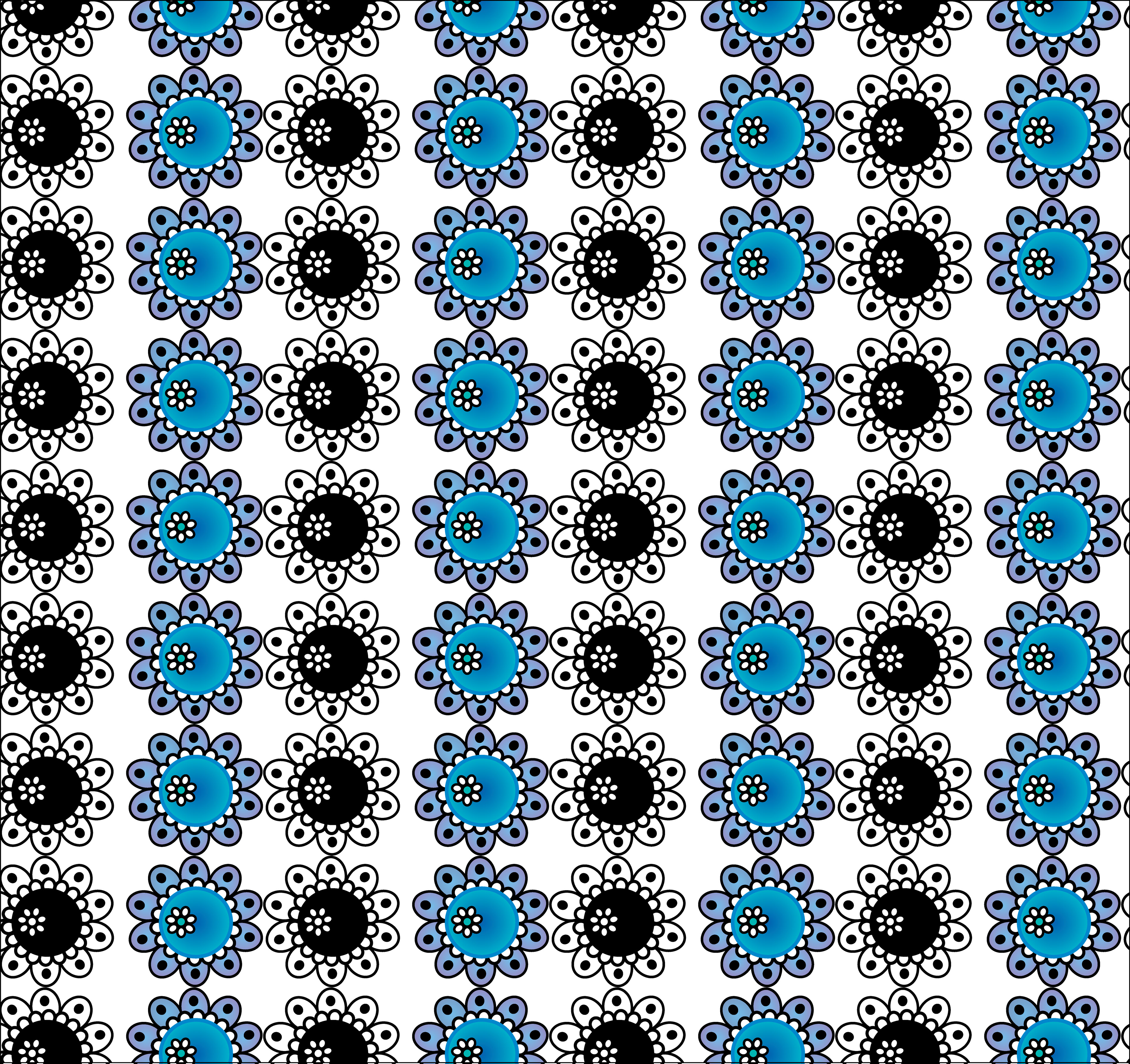 Florine, Digital Art, Pattern 2, 2025