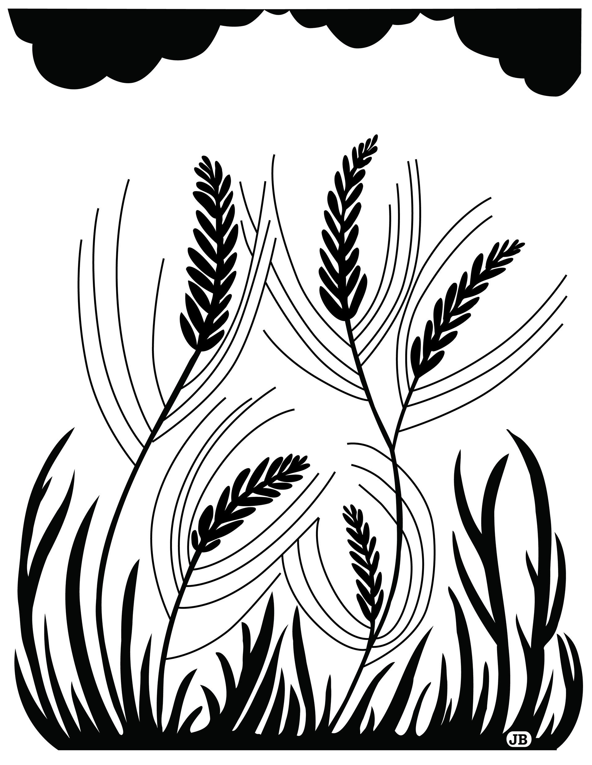 Wheat, Digital Art, 2021