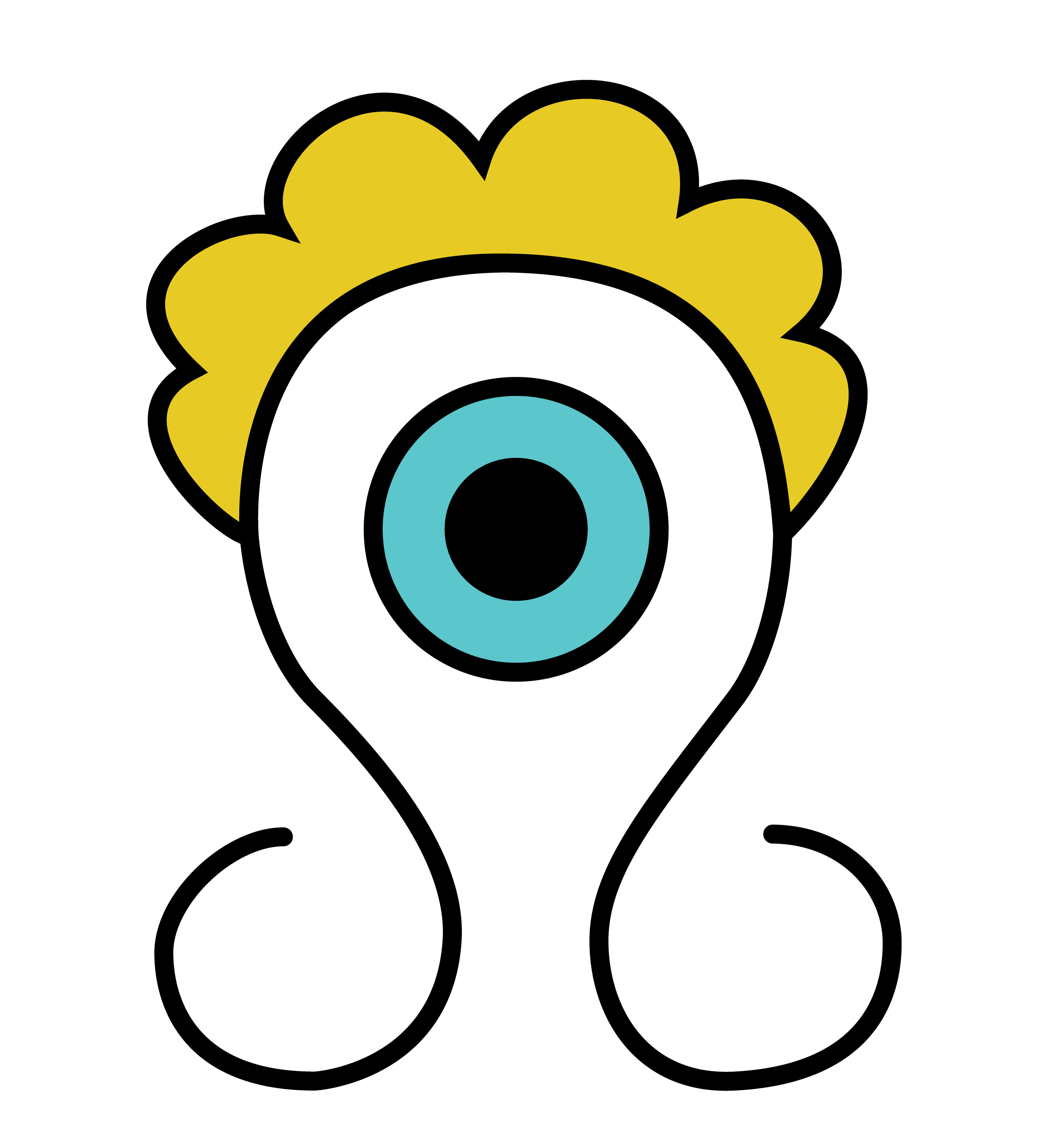 Monocle Eye, Vector Drawing 1, 2025