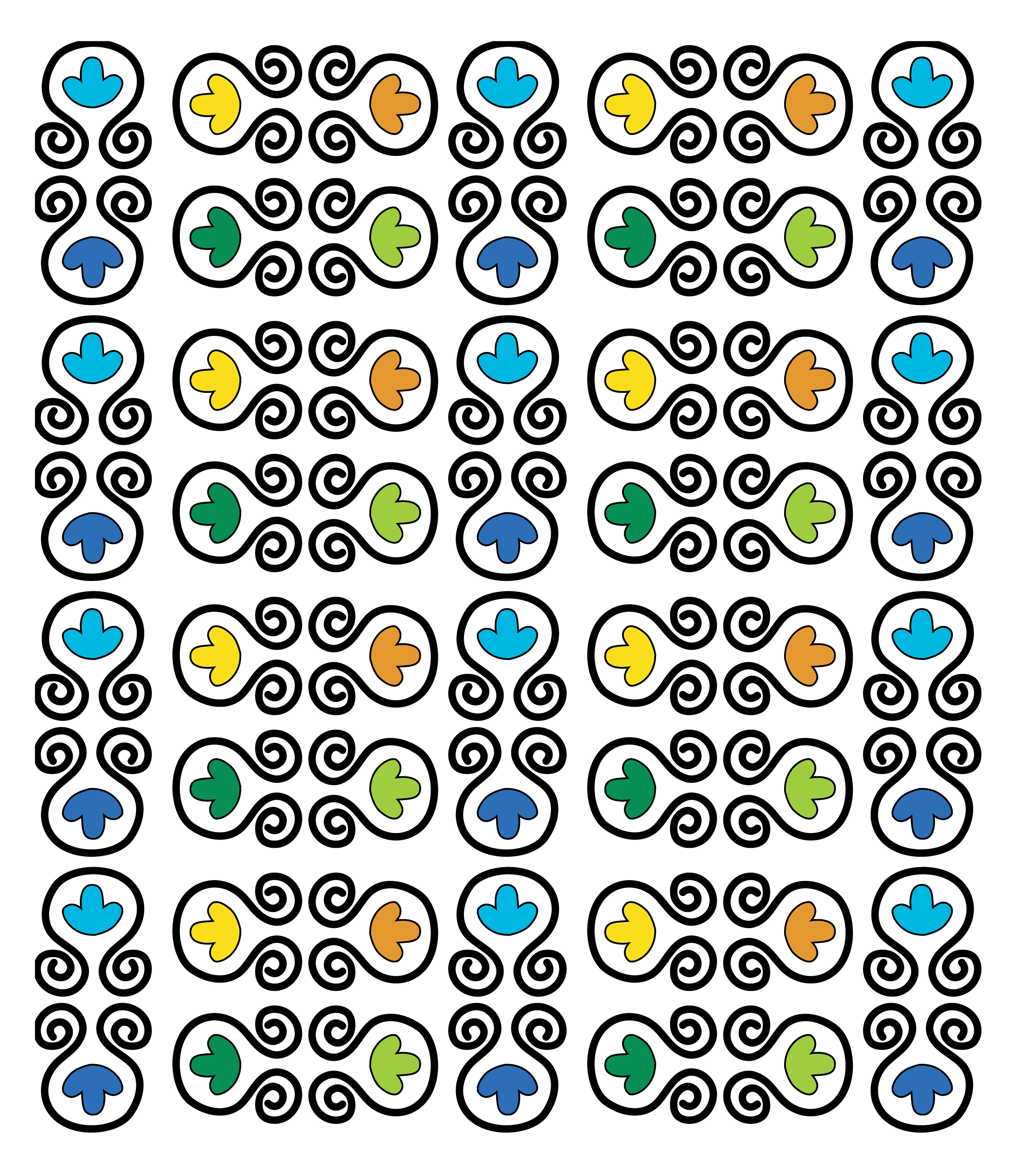 Keyways, Digital Art, pattern 1, 2023