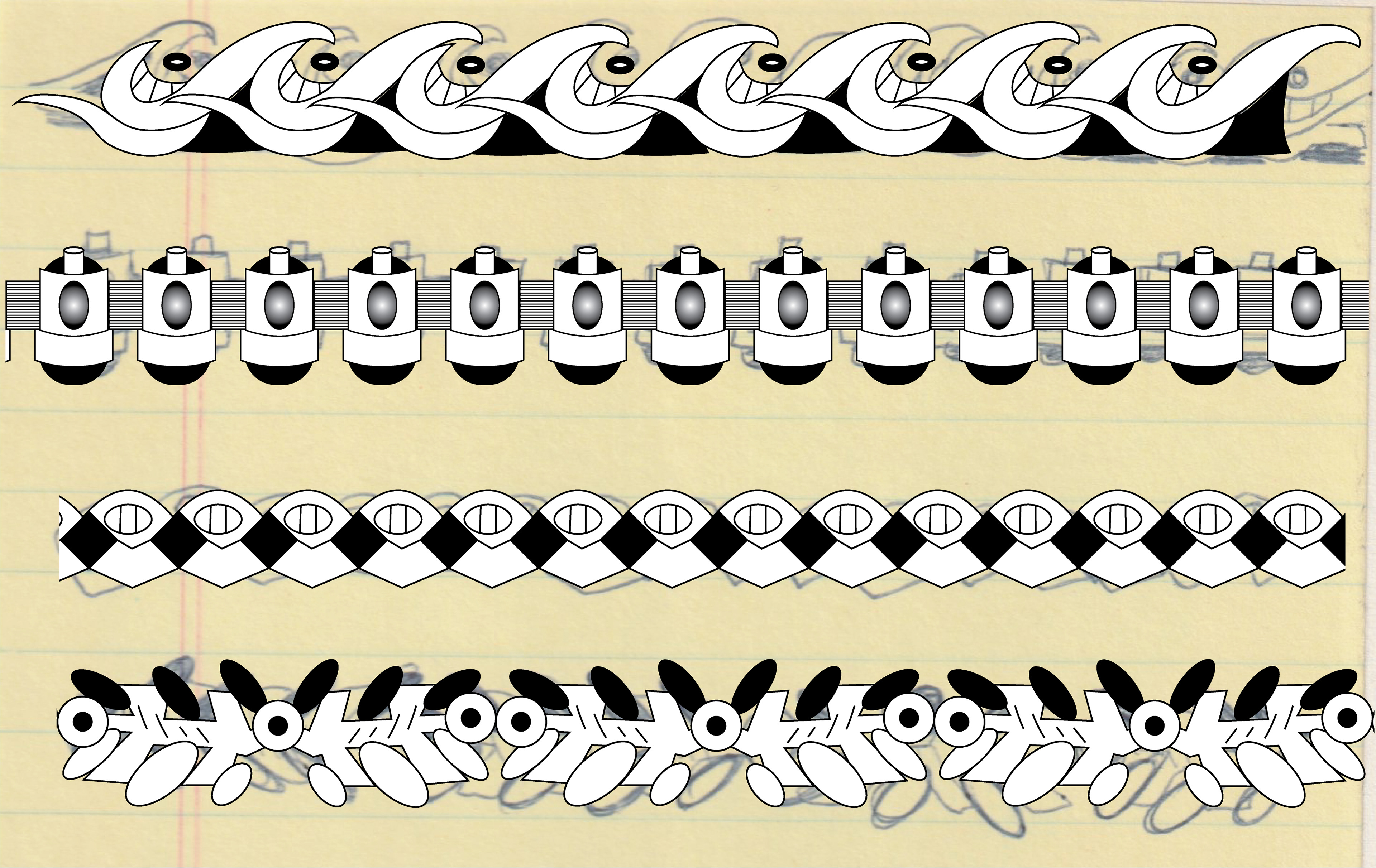 Nautical Borders, Digital Art, 2024