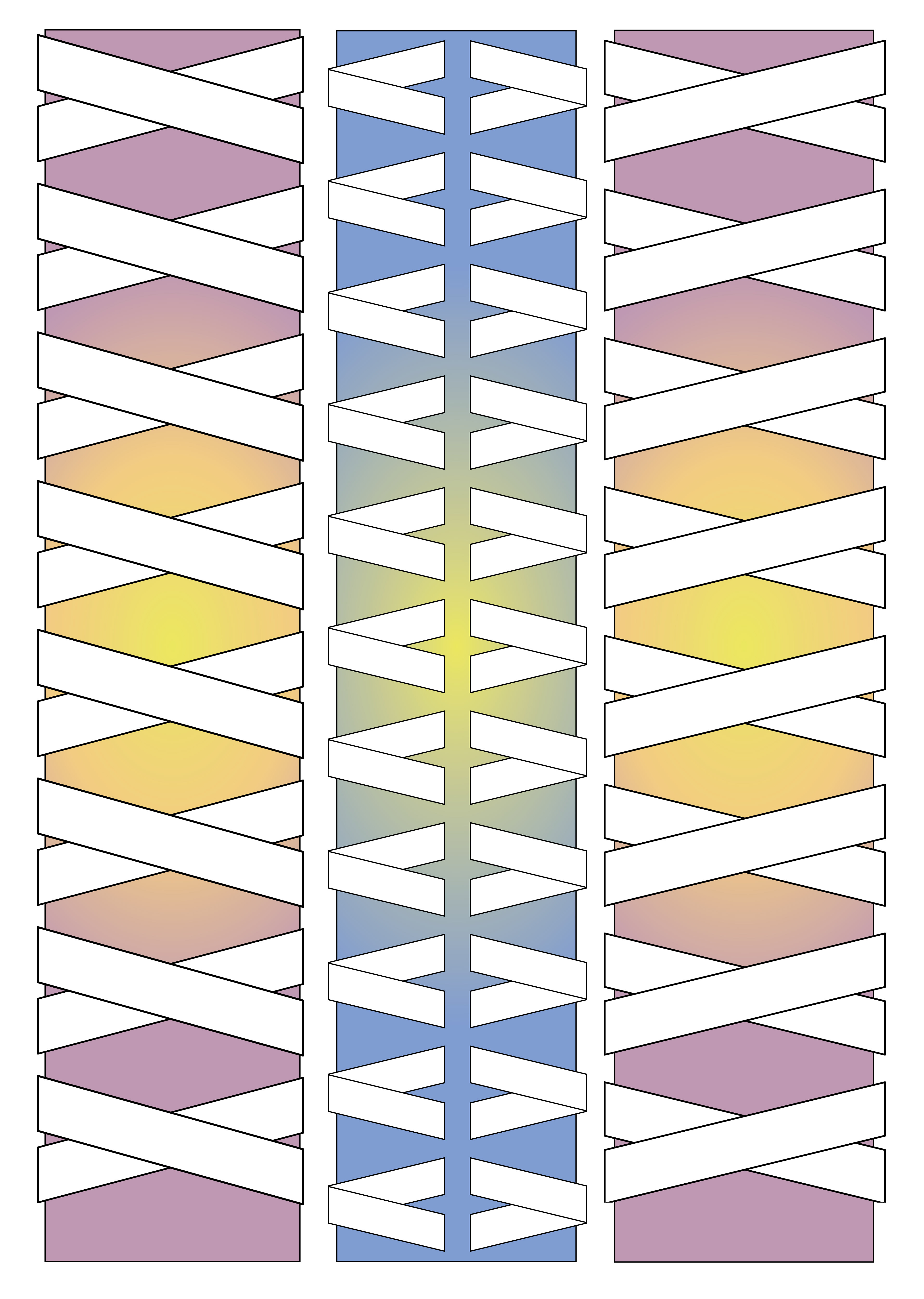 X Vines Pattern, Digital Art, version 2, 2022