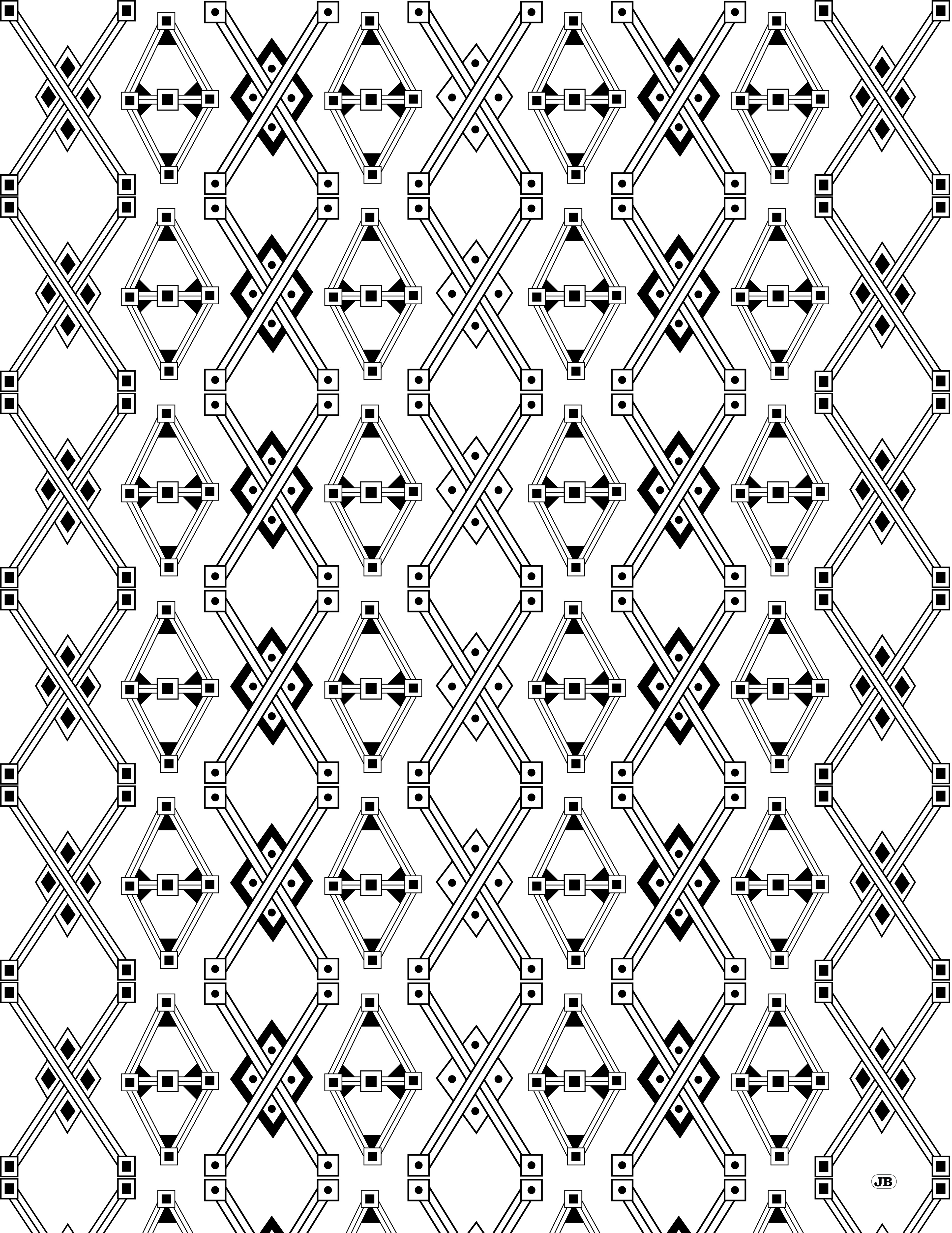 Escalation Pattern, Version 2, Digital Art, 2025